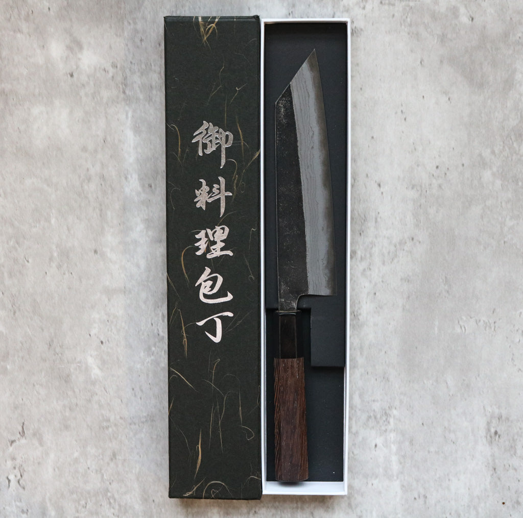 Hatsukokoro Kurouchi Bunka 180mm