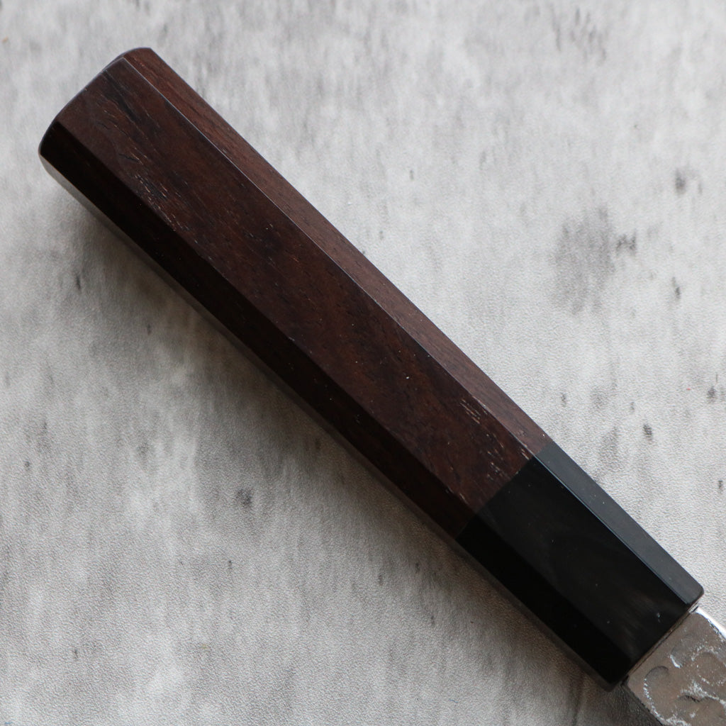 Hatsukokoro Hayabusa Damascus Santoku 180 mm