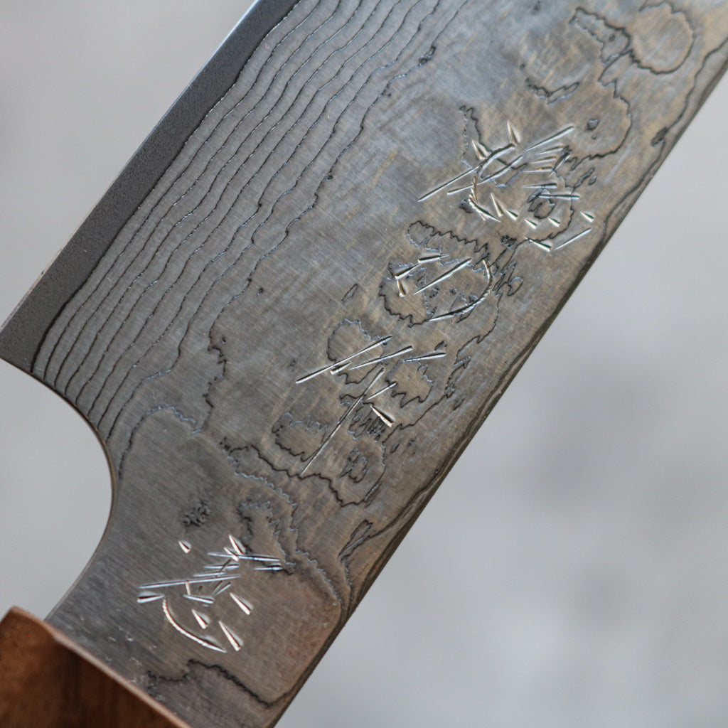 Kenshiro Hatono Ginsan Damascus Kiritsuke Petty 135 mm