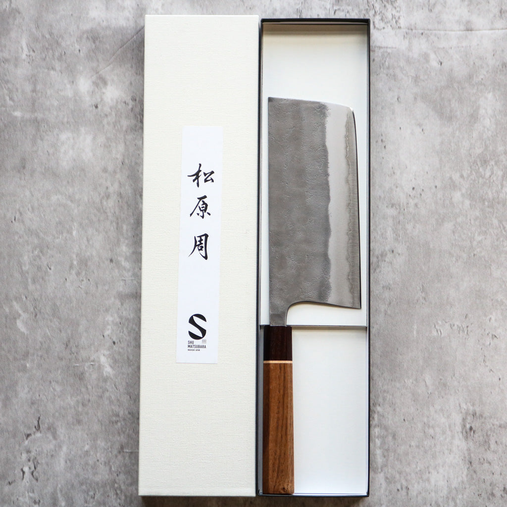 Matsubara Hamono B2 Nashiji Tall Nakiri 180 mm