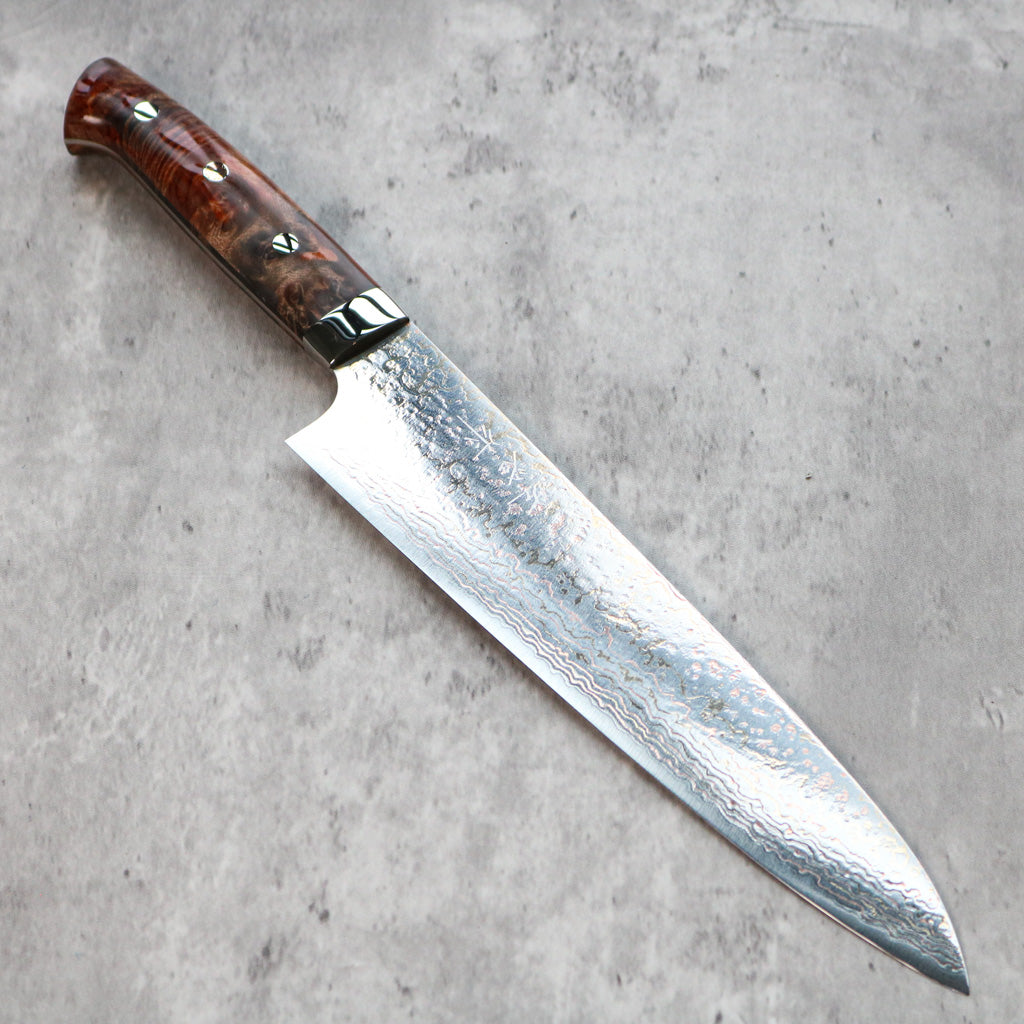 Takeshi Saji Rainbow Damascus Gyuto 240 mm