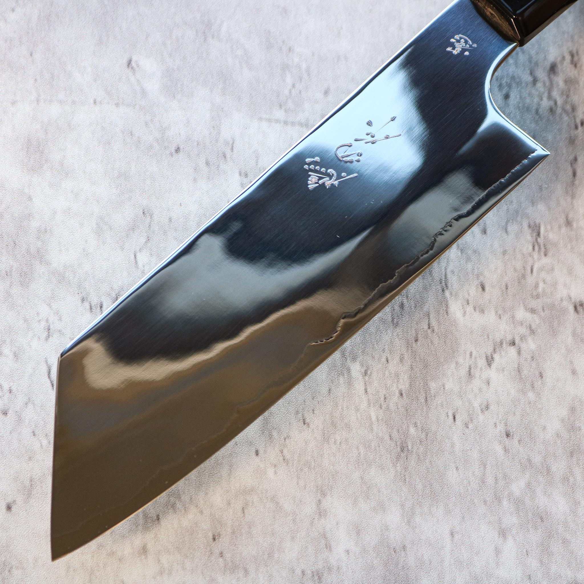 Kenshiro Hatono High Polish Bunka 180 mm Ebony