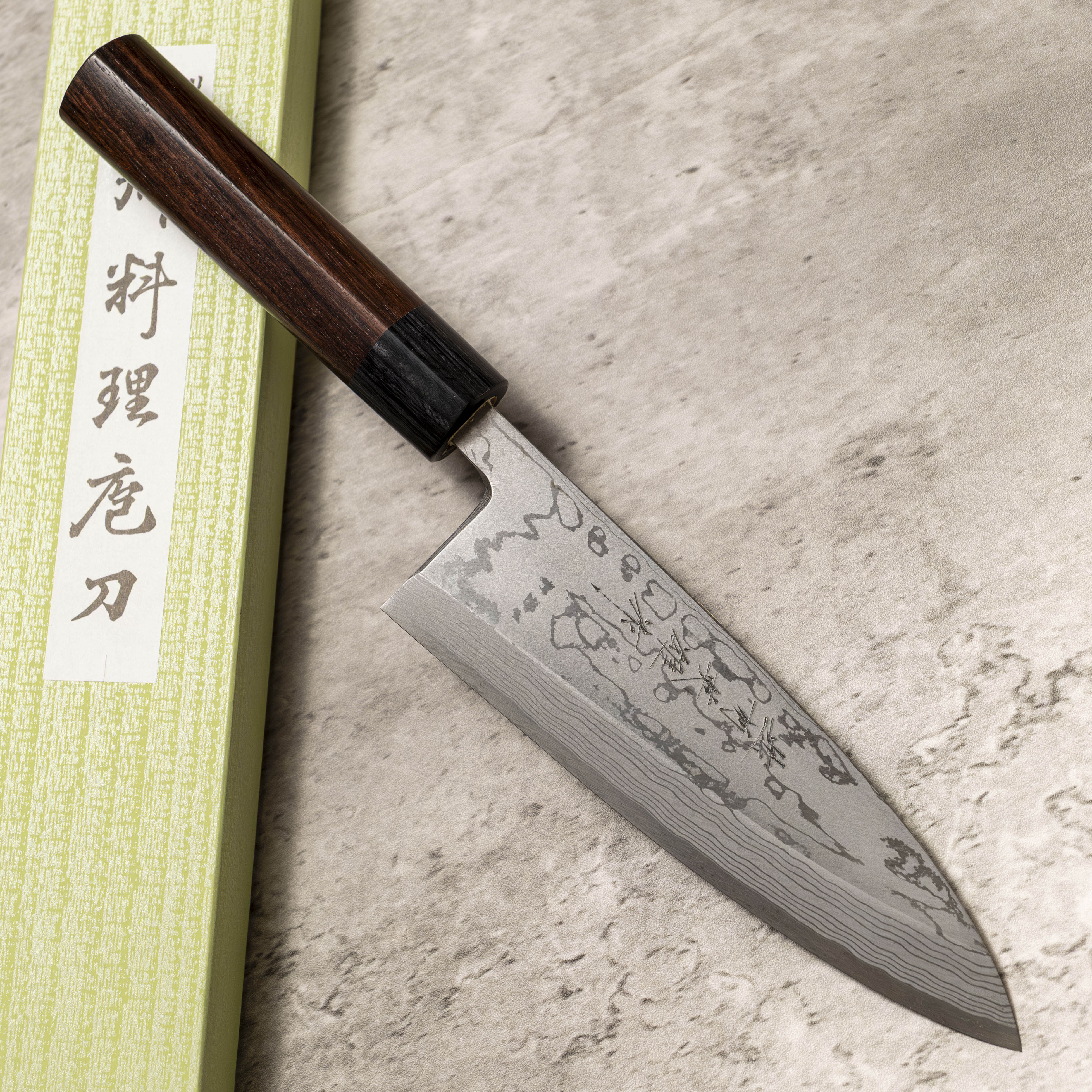 Hideo Kitaoka Damascus Deba 180 mm