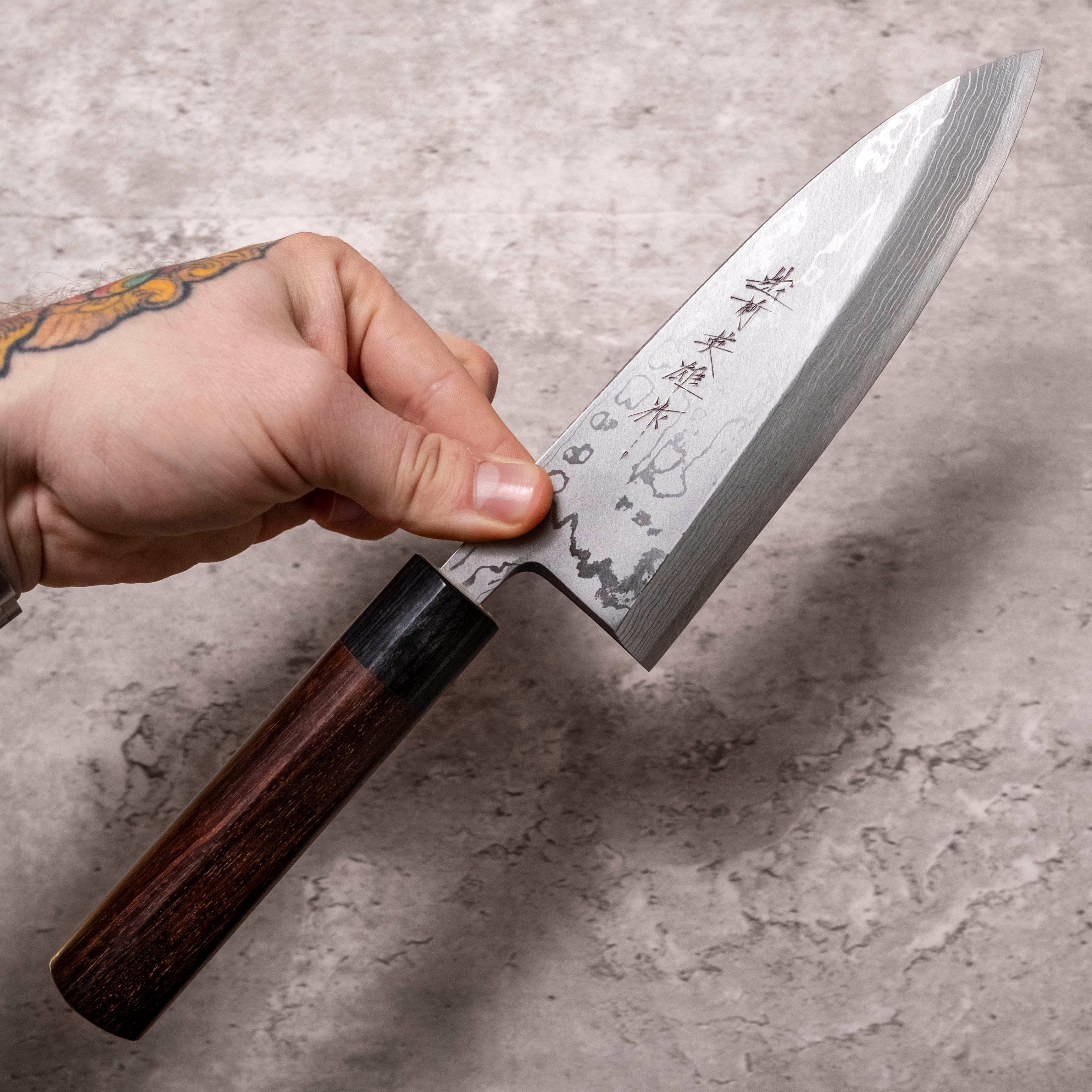 Hideo Kitaoka Damascus Deba 180 mm