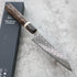 Nigara Hamono Damascus Anmon Kiritsuke Petty 145 mm