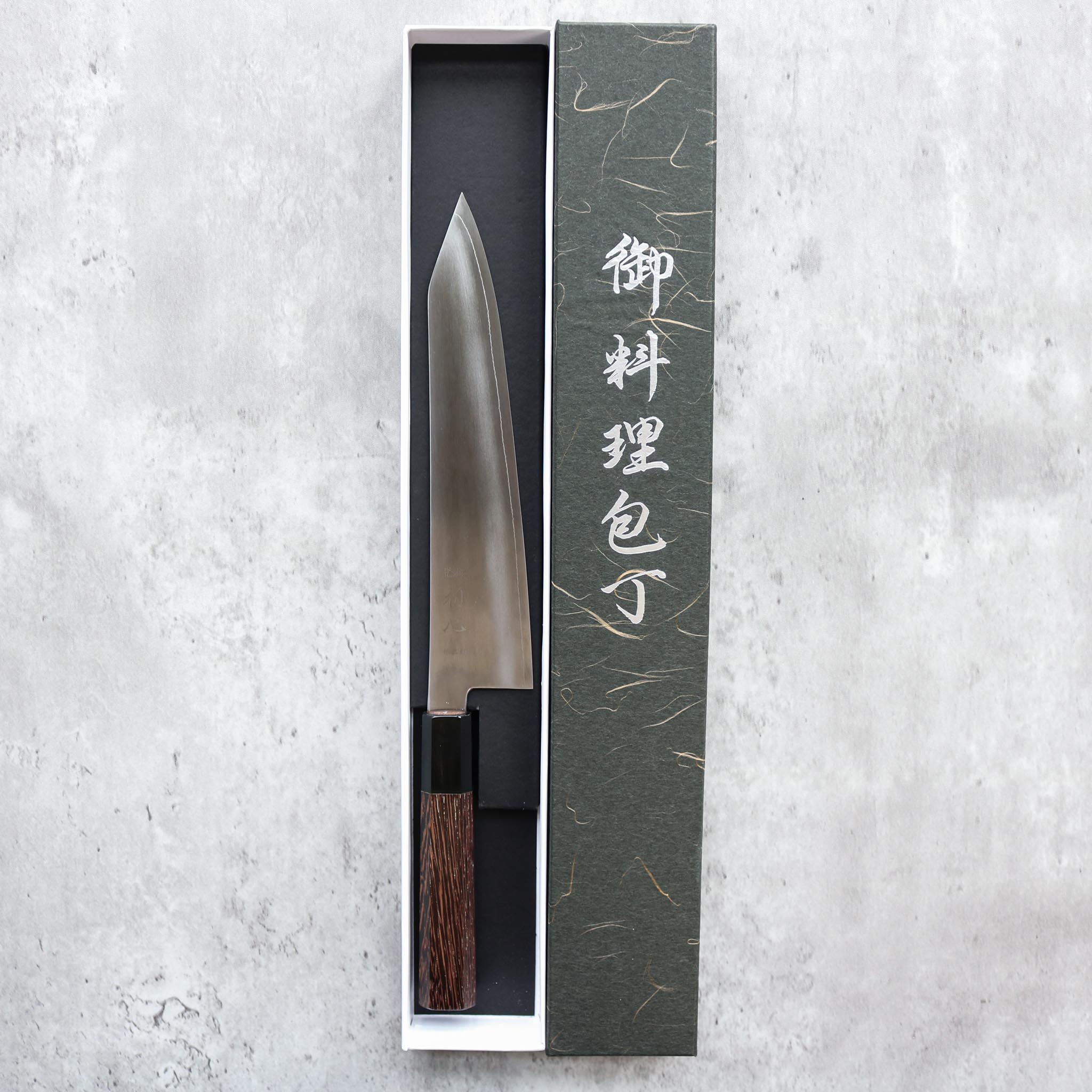 Hatsukokoro Ginsou Kiritsuke Gyuto 215 mm