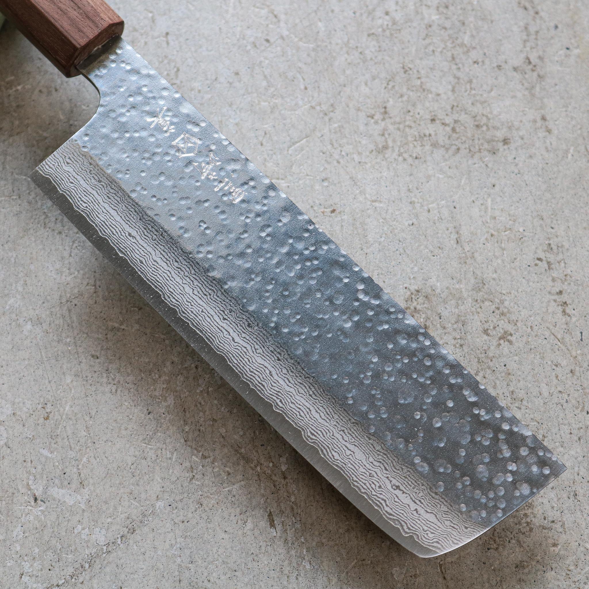 Makoto Kurosaki Damascus Tsuchime Nakiri 165 mm
