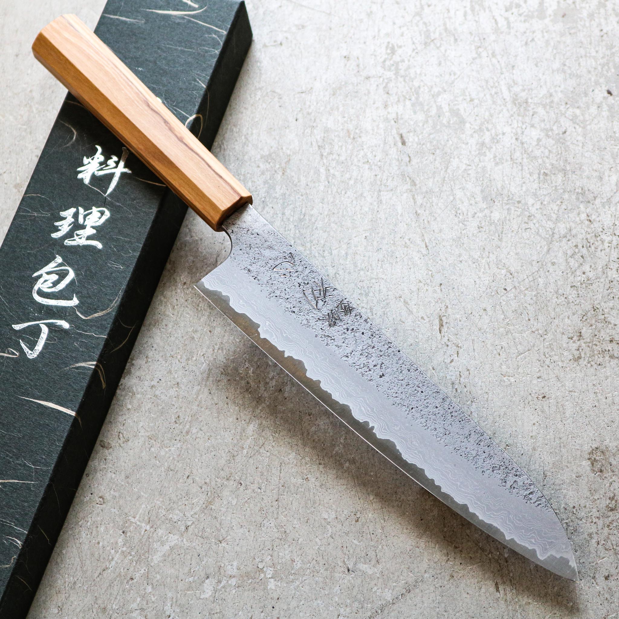Nigara Hamono Ryusui Blue2 Gyuto 225 mm