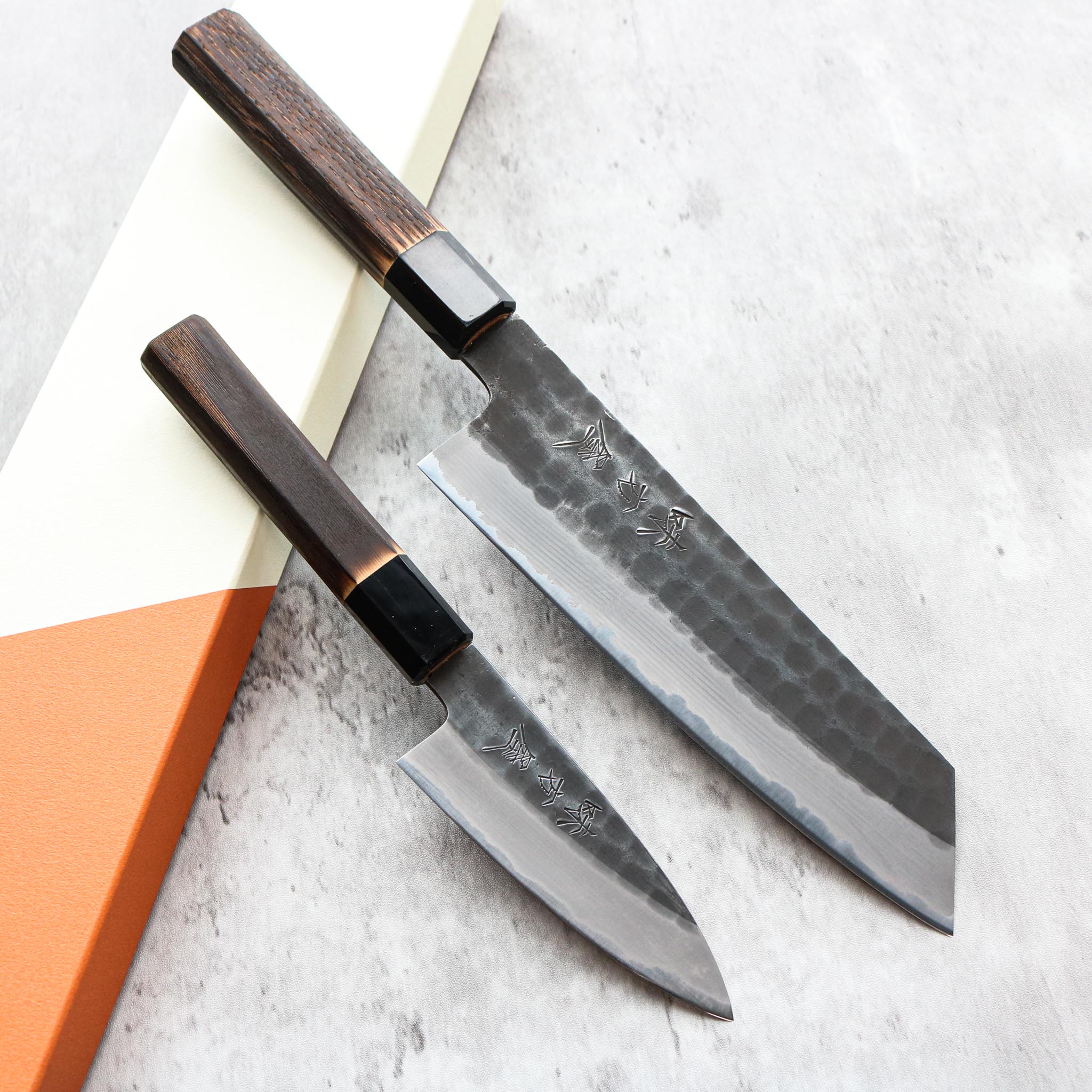 Mutsumi Hinoura Petty 105 mm + Bunka 180 mm