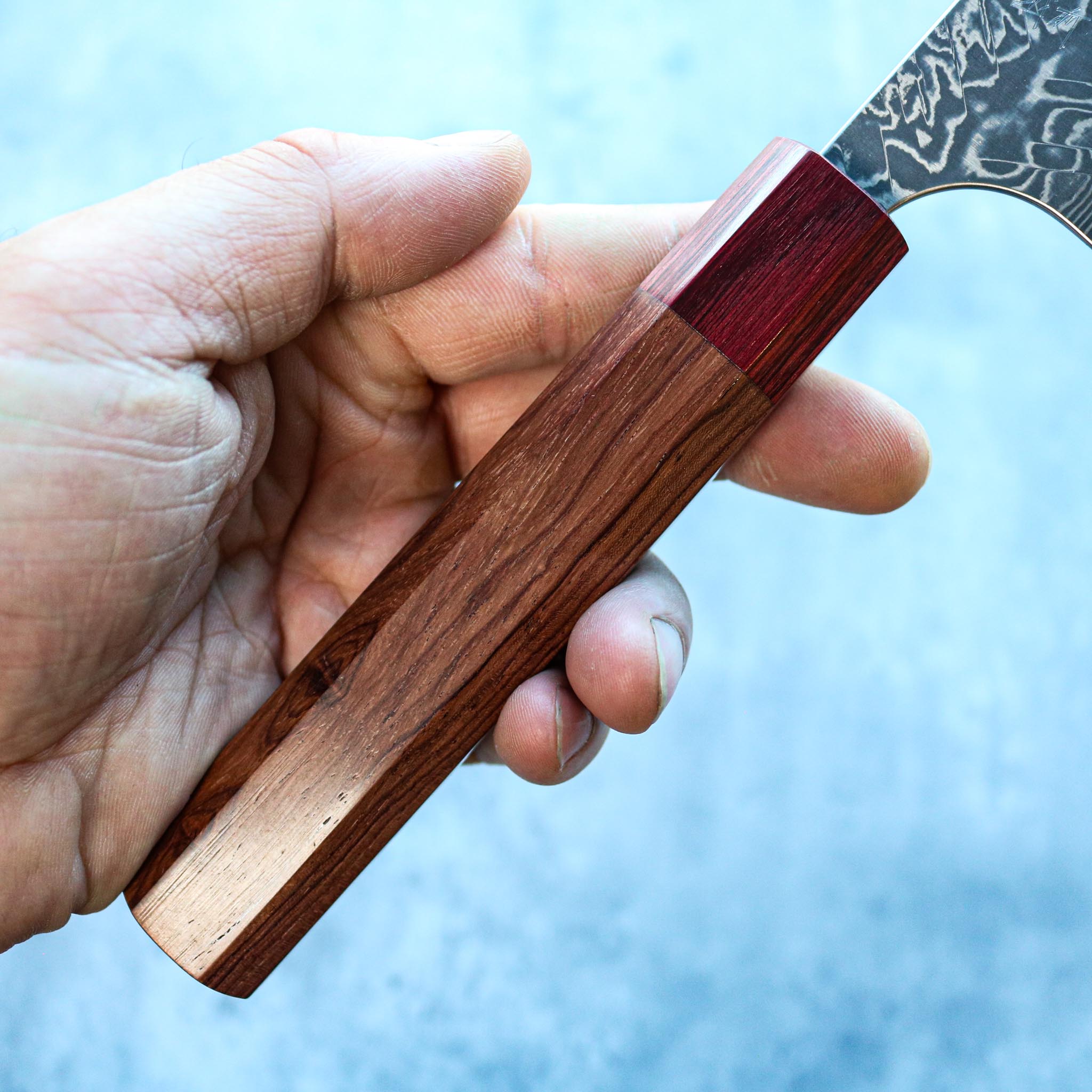 Yoshimi Kato R2 Damascus Gyuto 240 mm