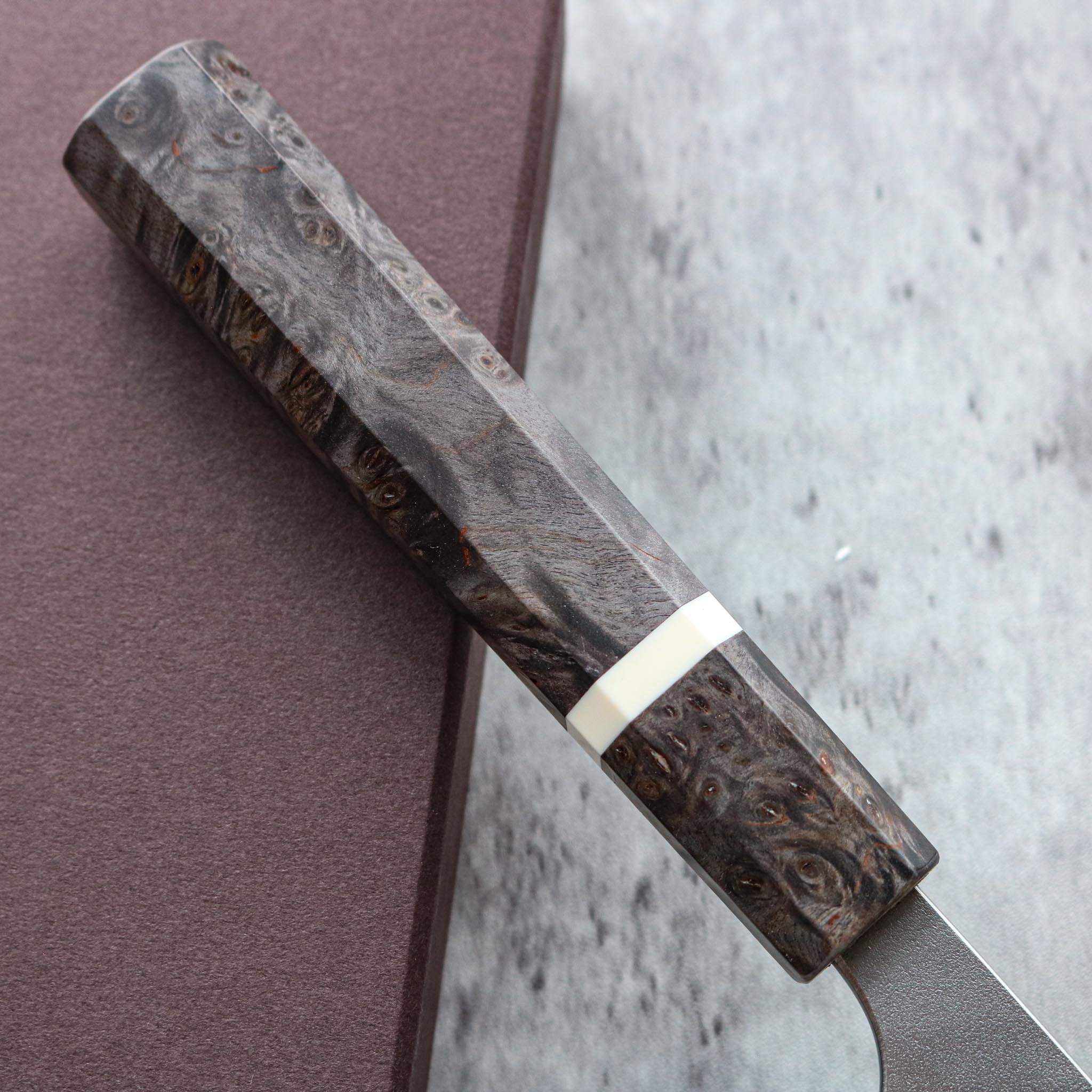 Yoshimi Kato Ginsan Gyuto 215 mm (Stabilized Birch)