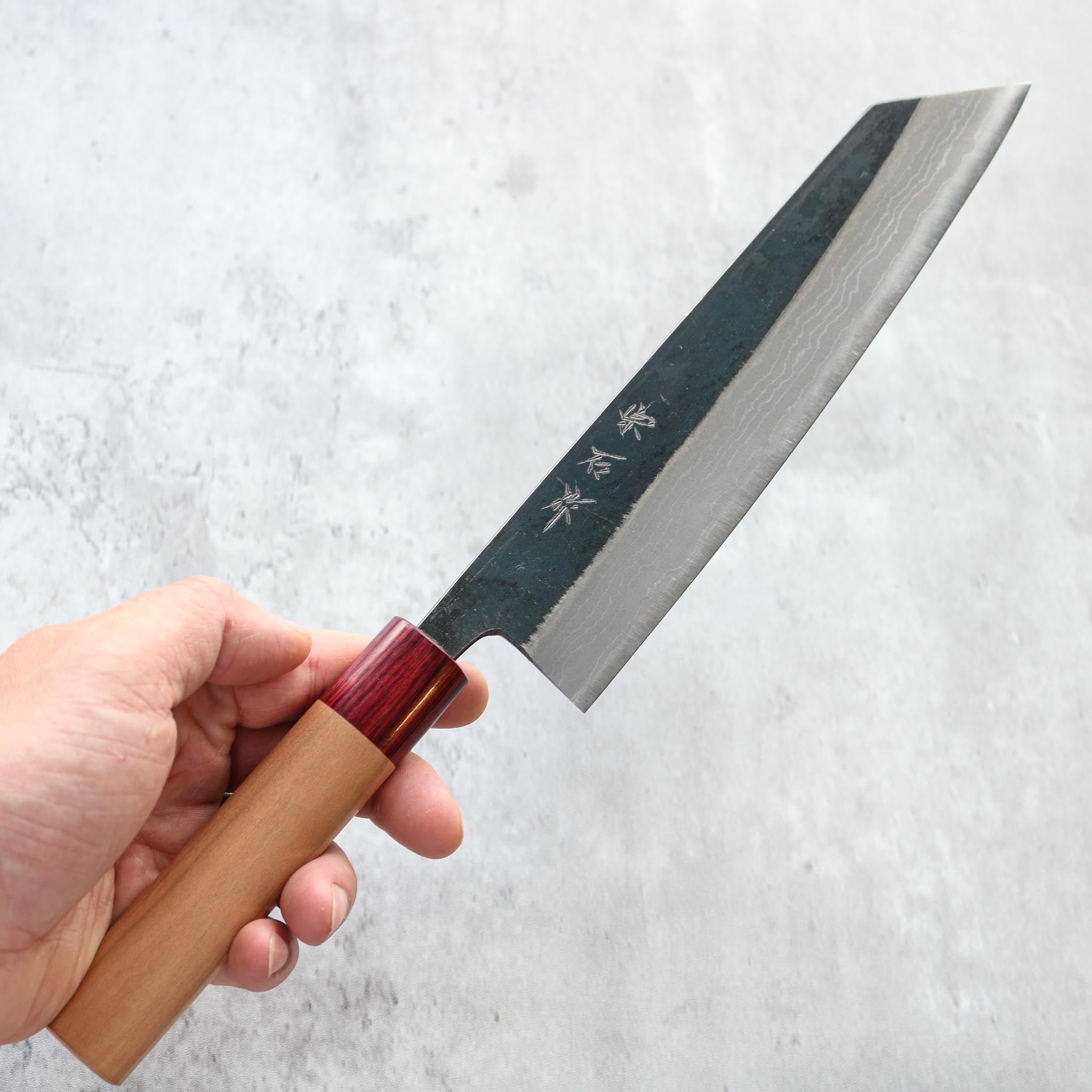Muneishi AS Kurouchi Damascus Kiritsuke 210 mm