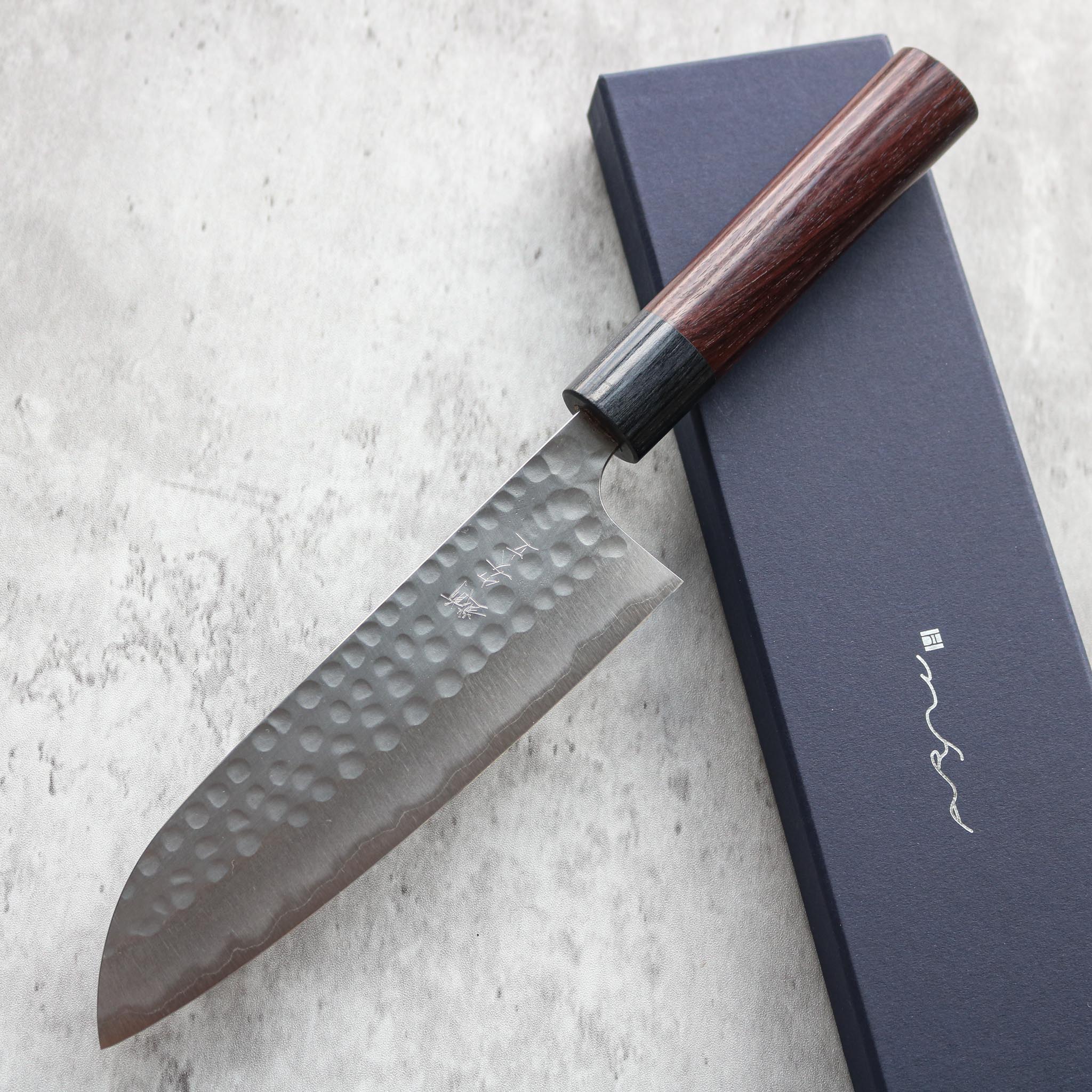 Anryu Hamono AO Santoku 165 mm