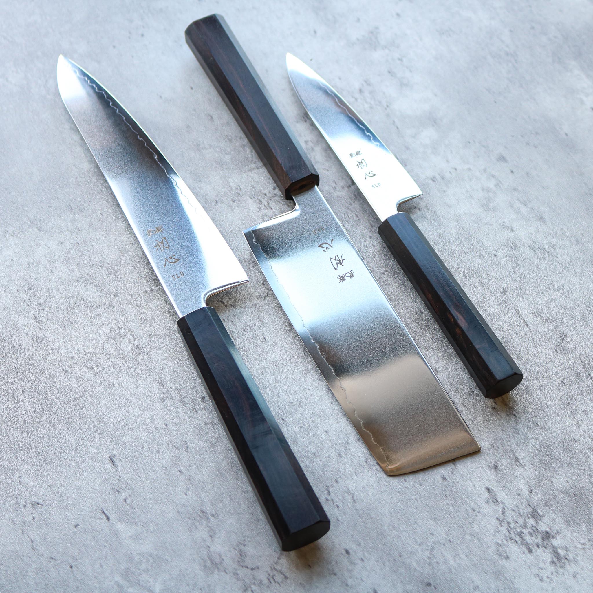 Hatsukokoro Hikari Three Piece Kit (Nakiri)