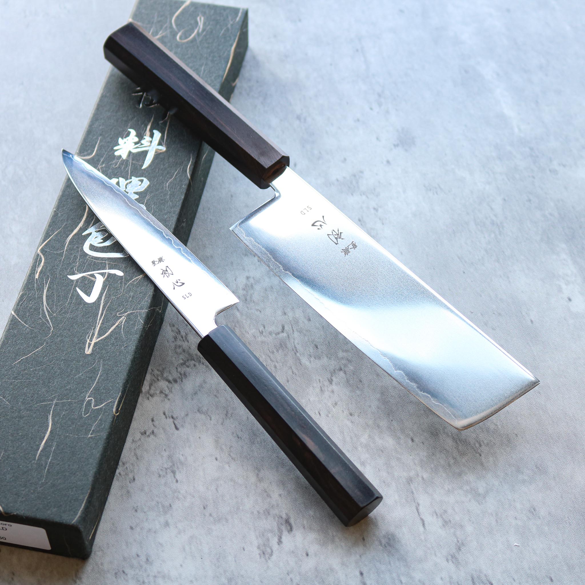 Hatsukokoro Hikari Petty 130 mm + Nakiri 160 mm