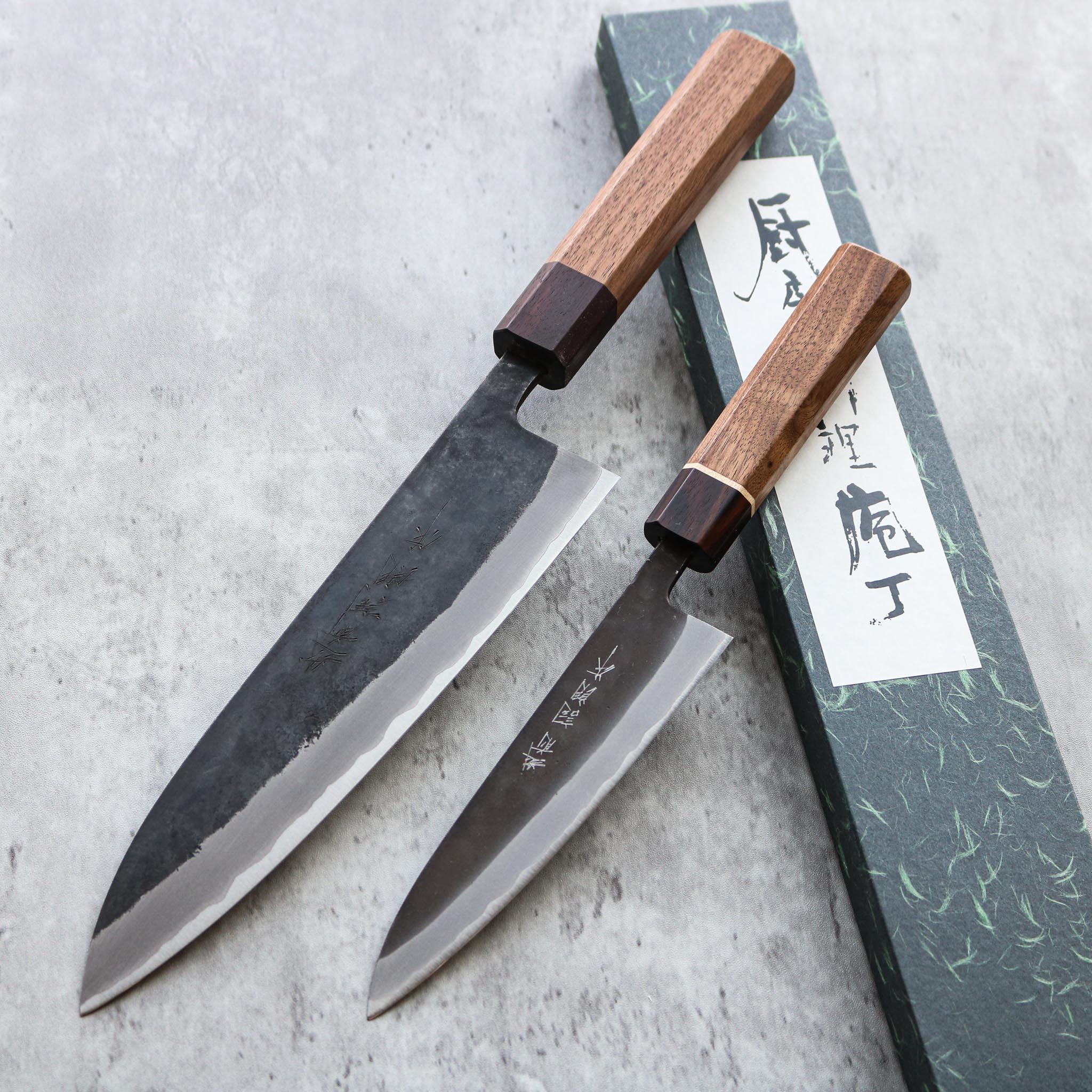 Shiro Kamo Petty 150 mm + Gyuto 210 mm