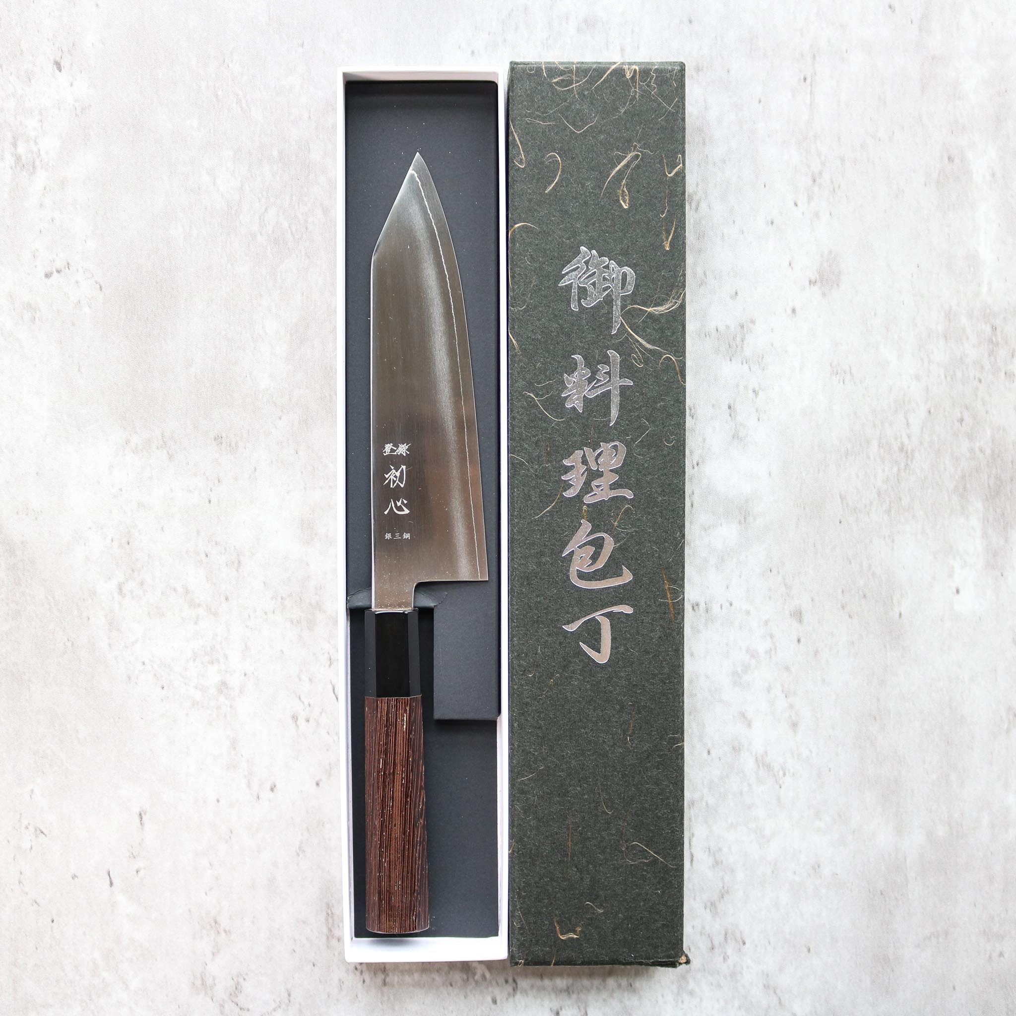 Hatsukokoro Ginsou Bunka 170 mm Wenge Handle