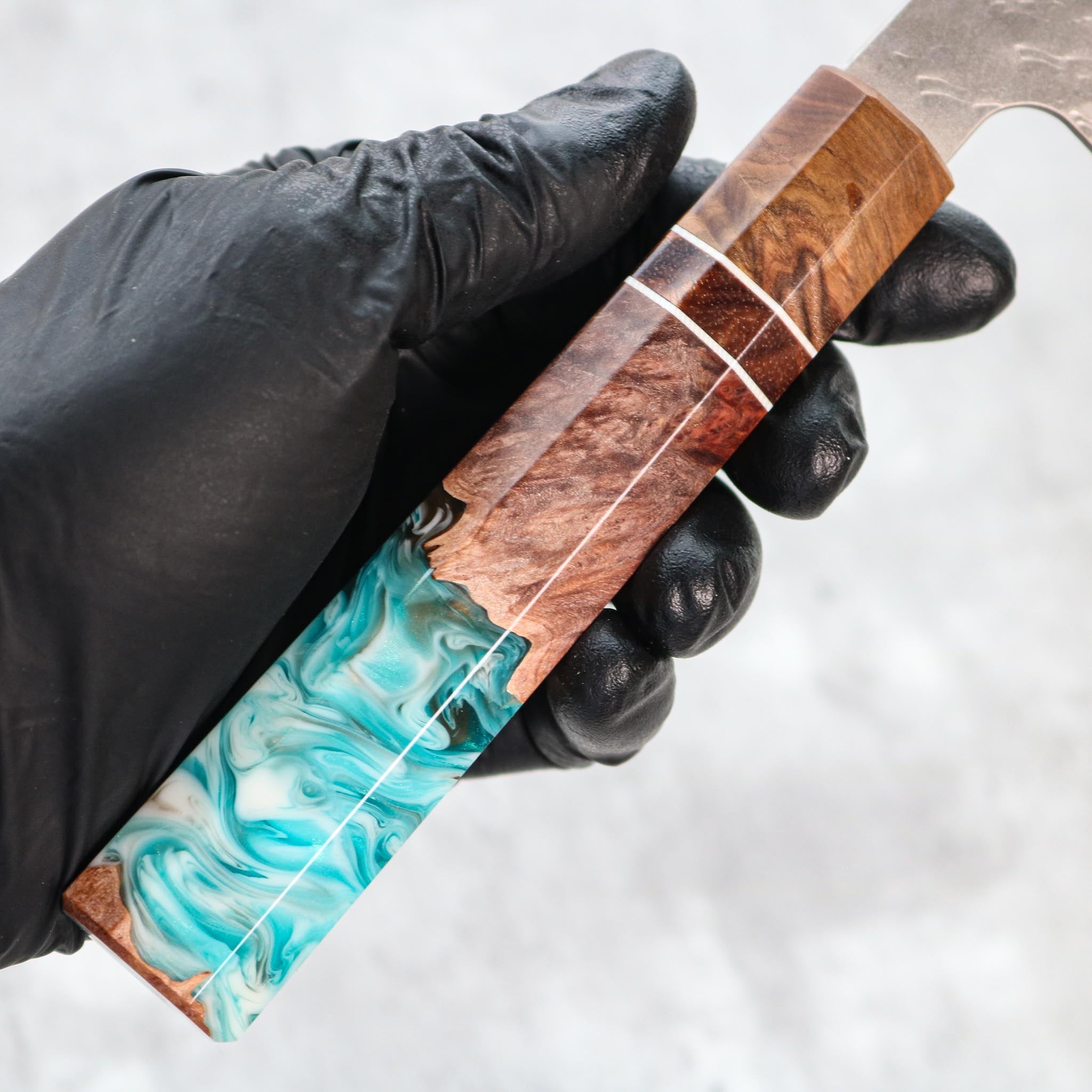 Nigara Hamono Tsuchime Damascus Gyuto 235 mm