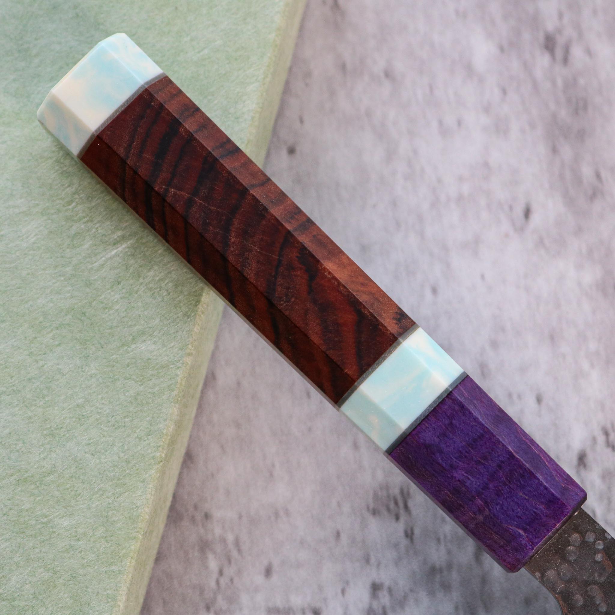 Makoto Kurosaki Damascus Tsuchime Nakiri 165 mm