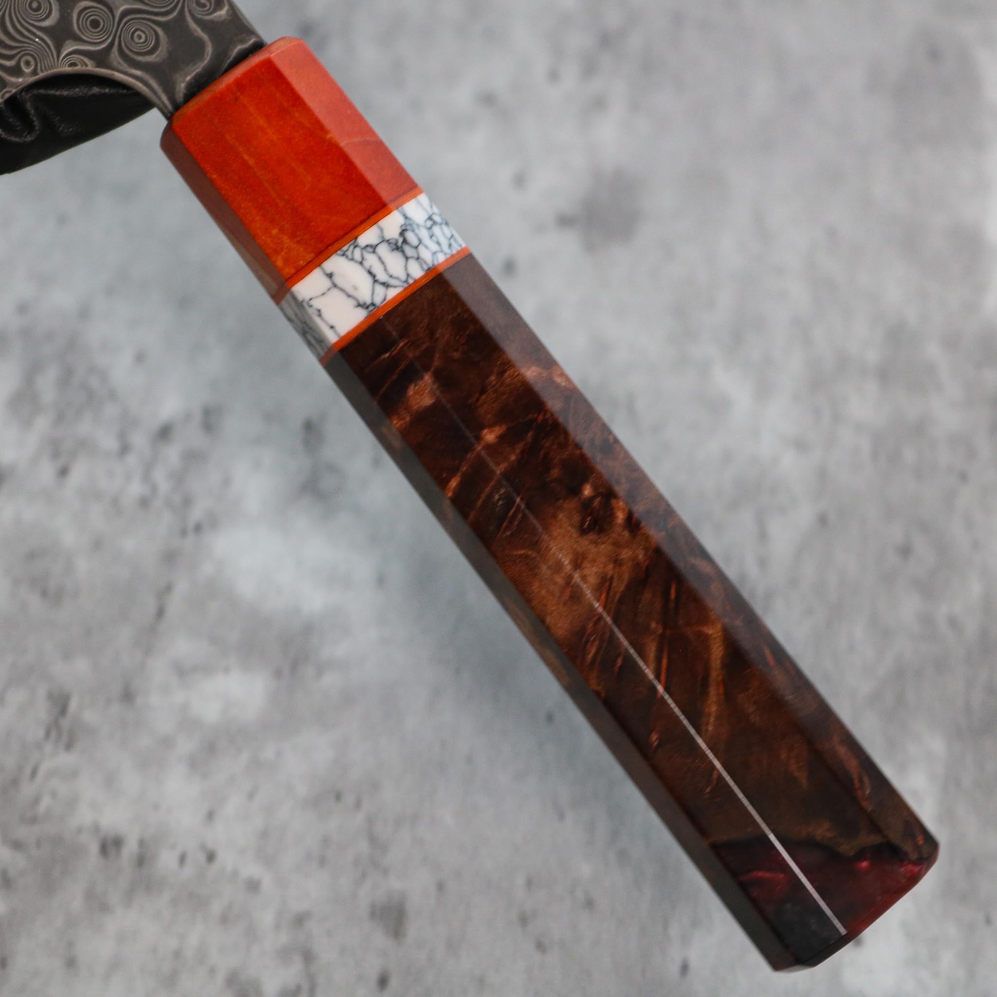 Nigara Hamono Damascus Anmon Gyuto 195 mm