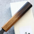 Matsubara Hamono W1 Kurouchi Gyuto 210 mm Burnt Chestnut Handle