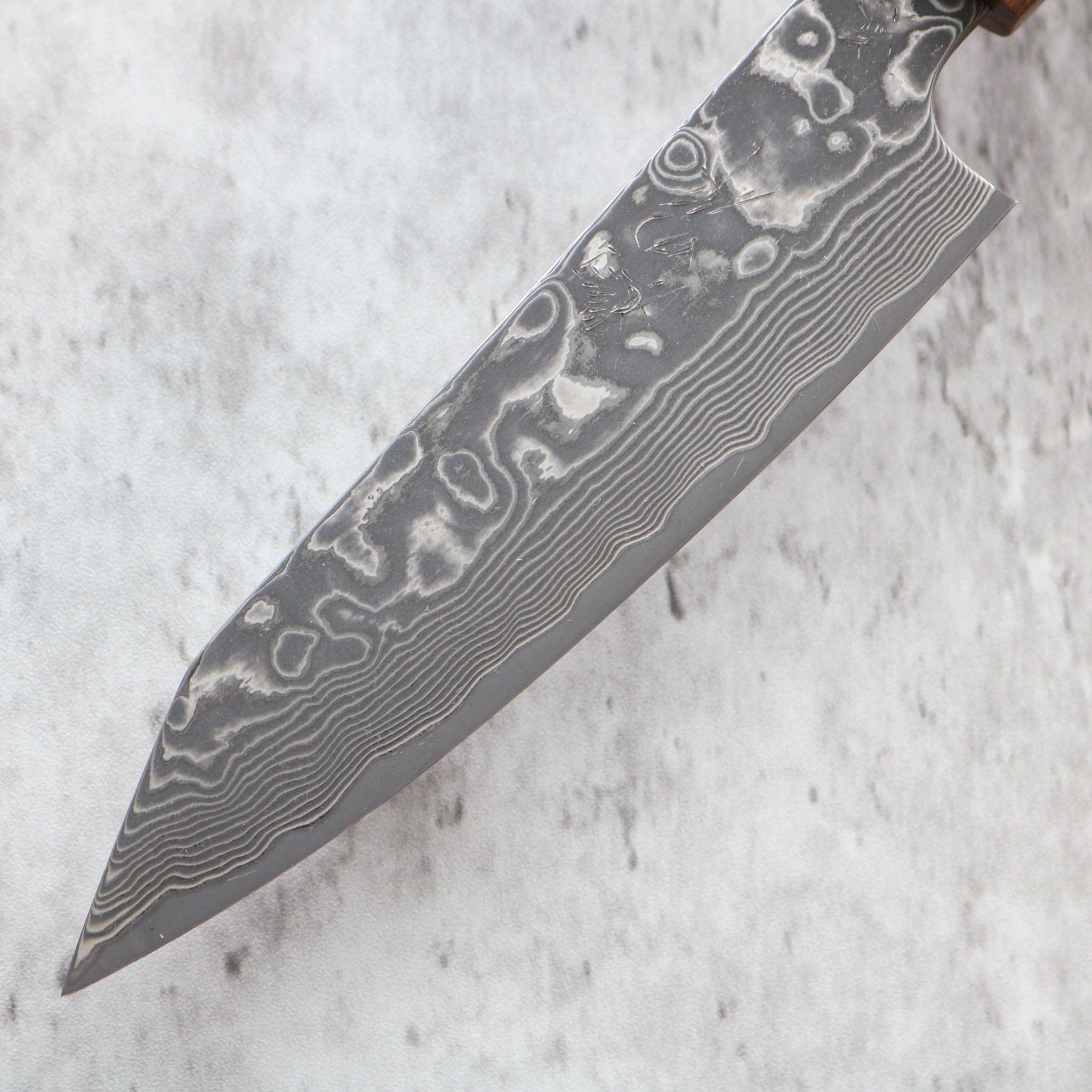 Kenshiro Hatono Black Damascus Petty 135 mm