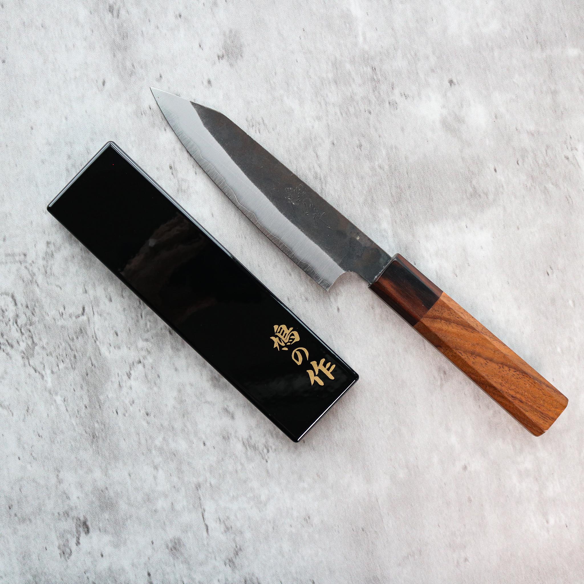 Hatono Saya Black Lacquer Petty