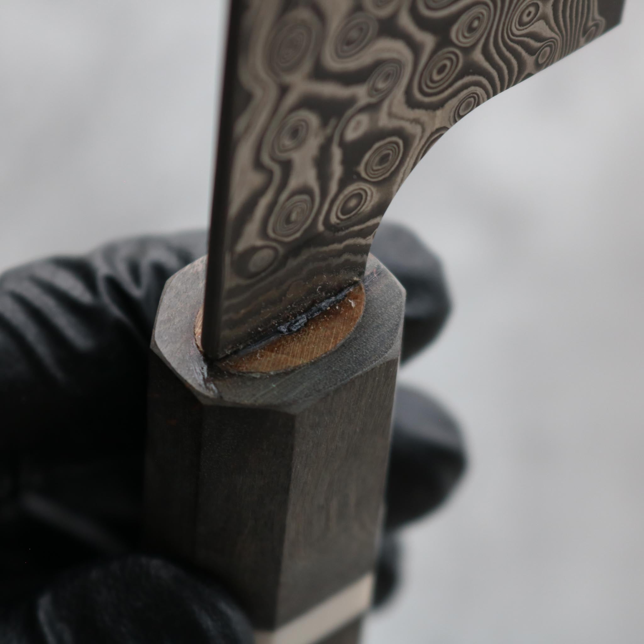 Nigara Hamono Damascus Anmon Gyuto 230 mm S&D