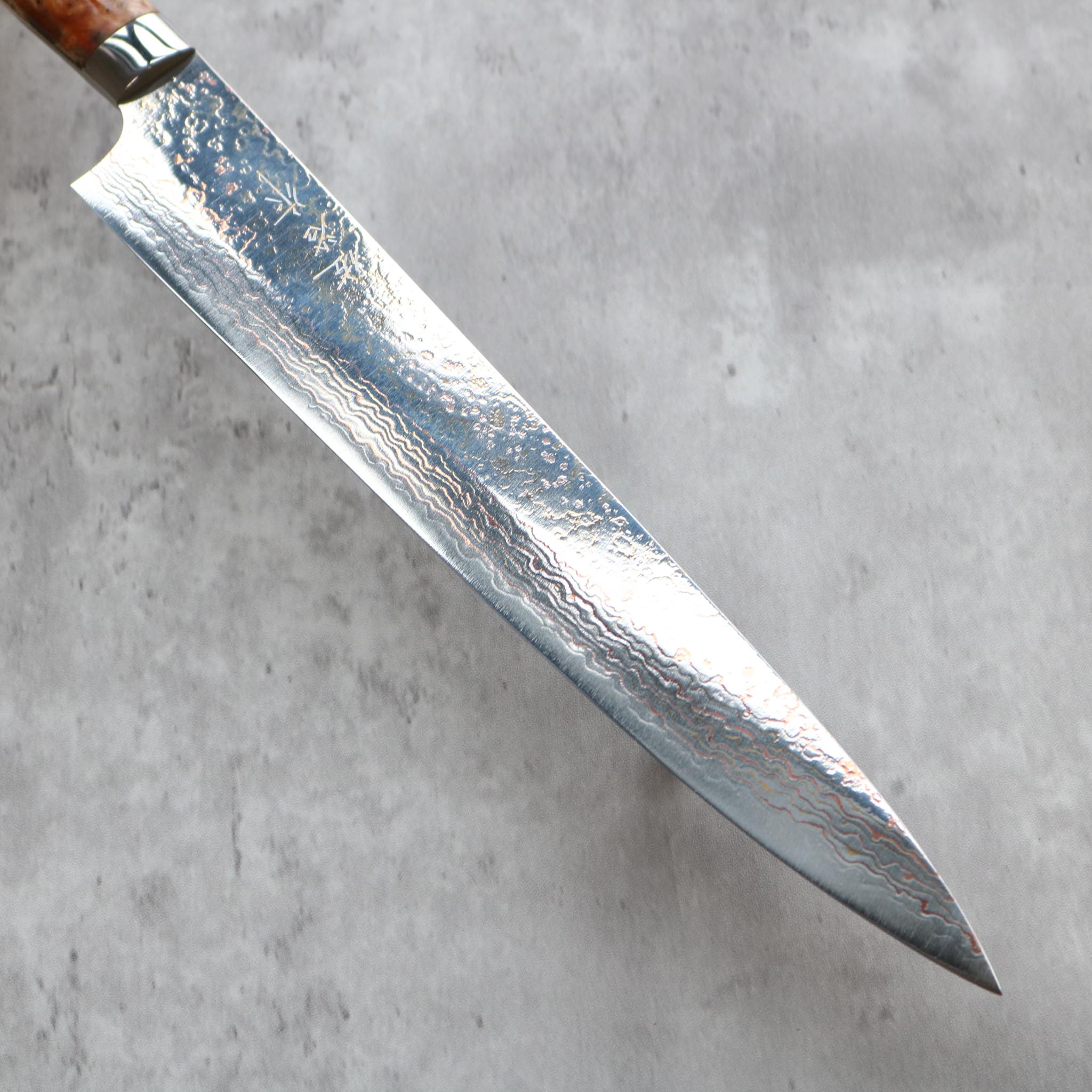 Takeshi Saji Rainbow Damascus Sujihiki 270 mm S&D