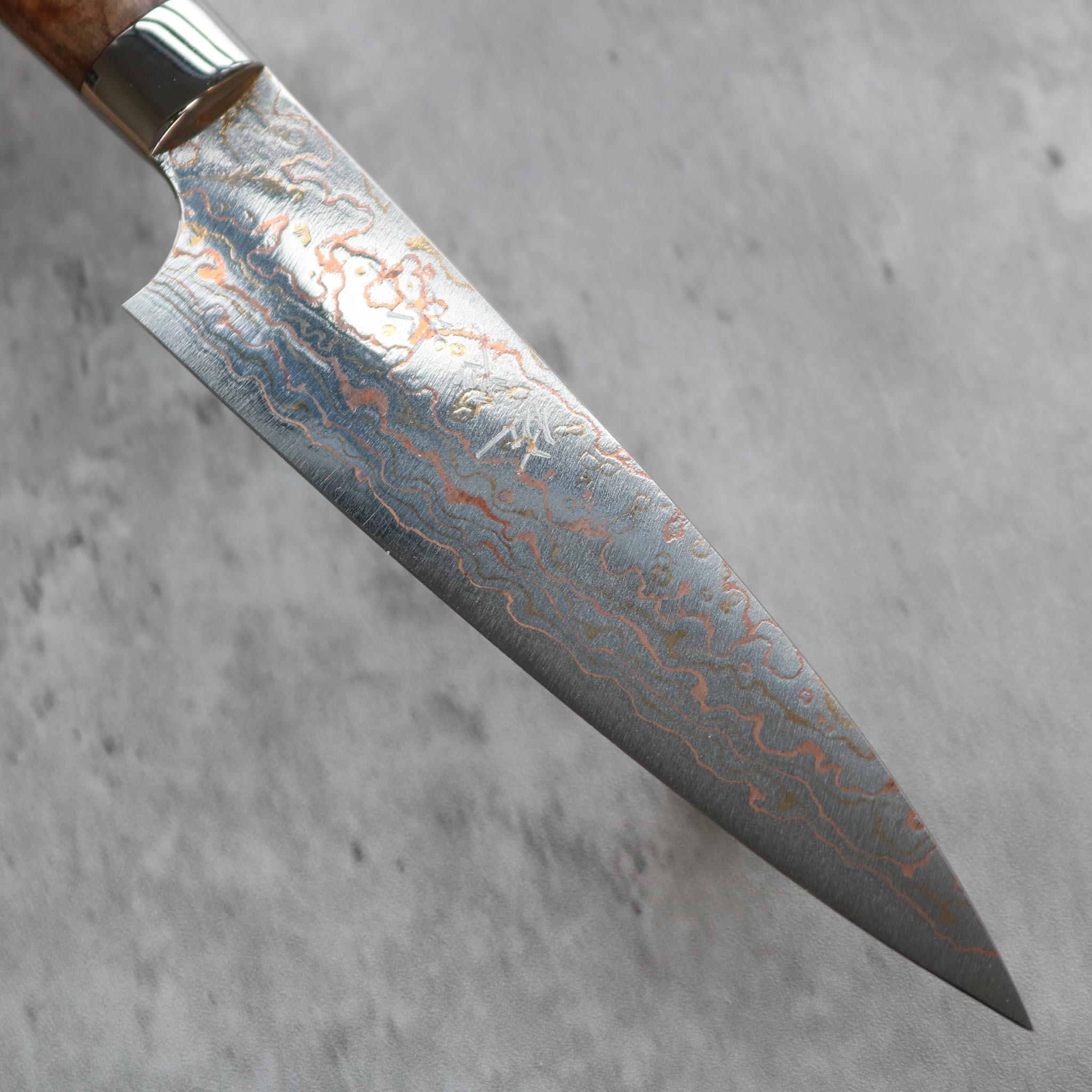 Takeshi Saji Rainbow Damascus Petty 130 mm S&D