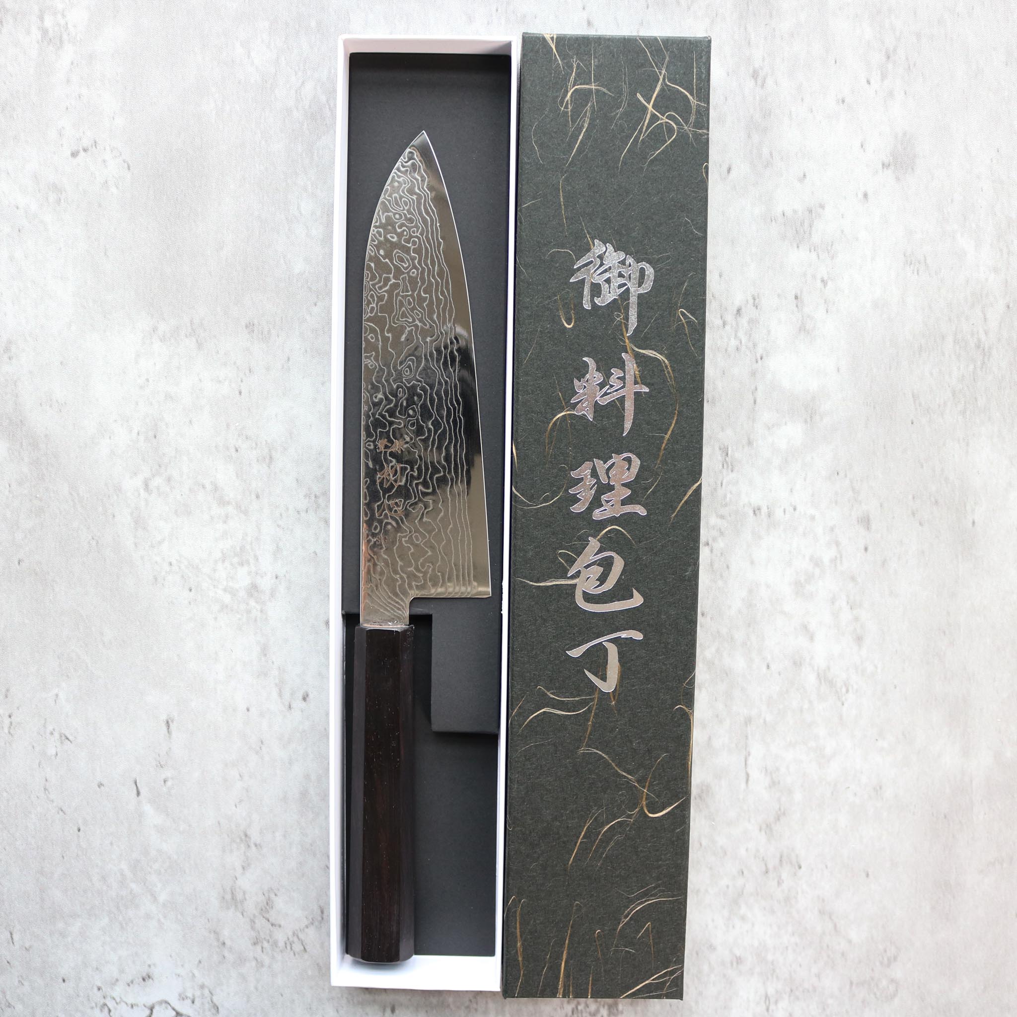 Hatsukokoro Ryuhyo SG2 Santoku 175 mm
