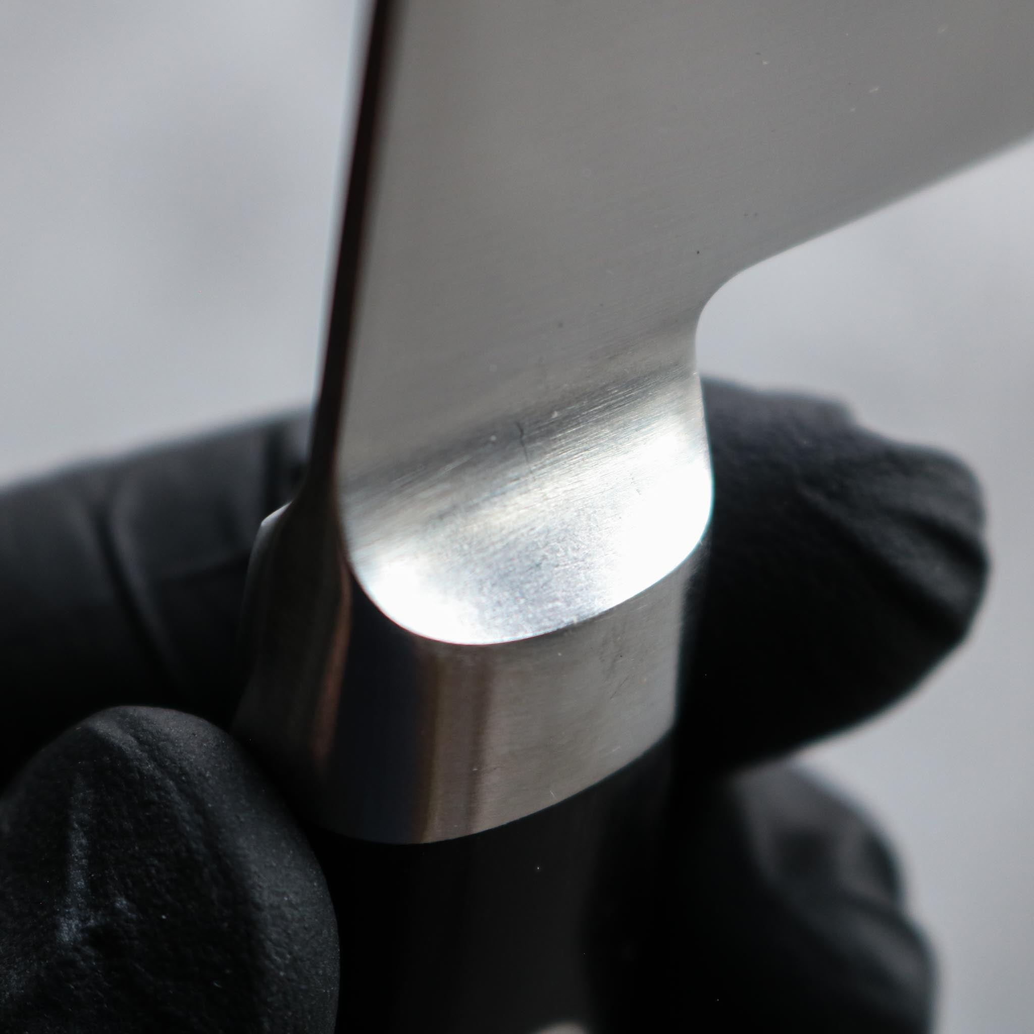 Tsunehisa Migaki AUS8 Santoku 180 mm Black Handle