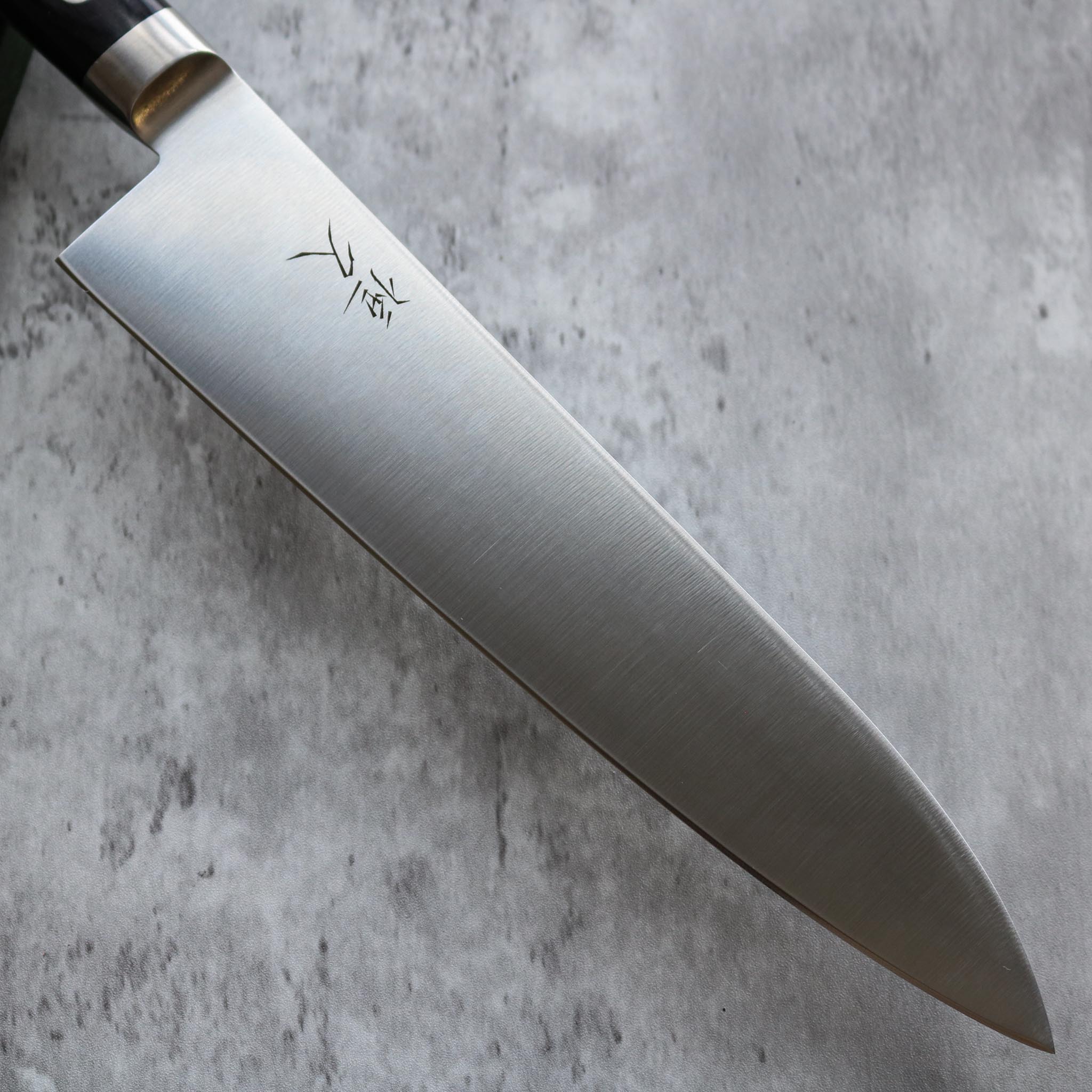 Tsunehisa Migaki AUS8 Gyuto 240 mm Black Handle