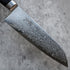 Tsunehisa AUS10 Damascus Santoku 165 mm Black Handle