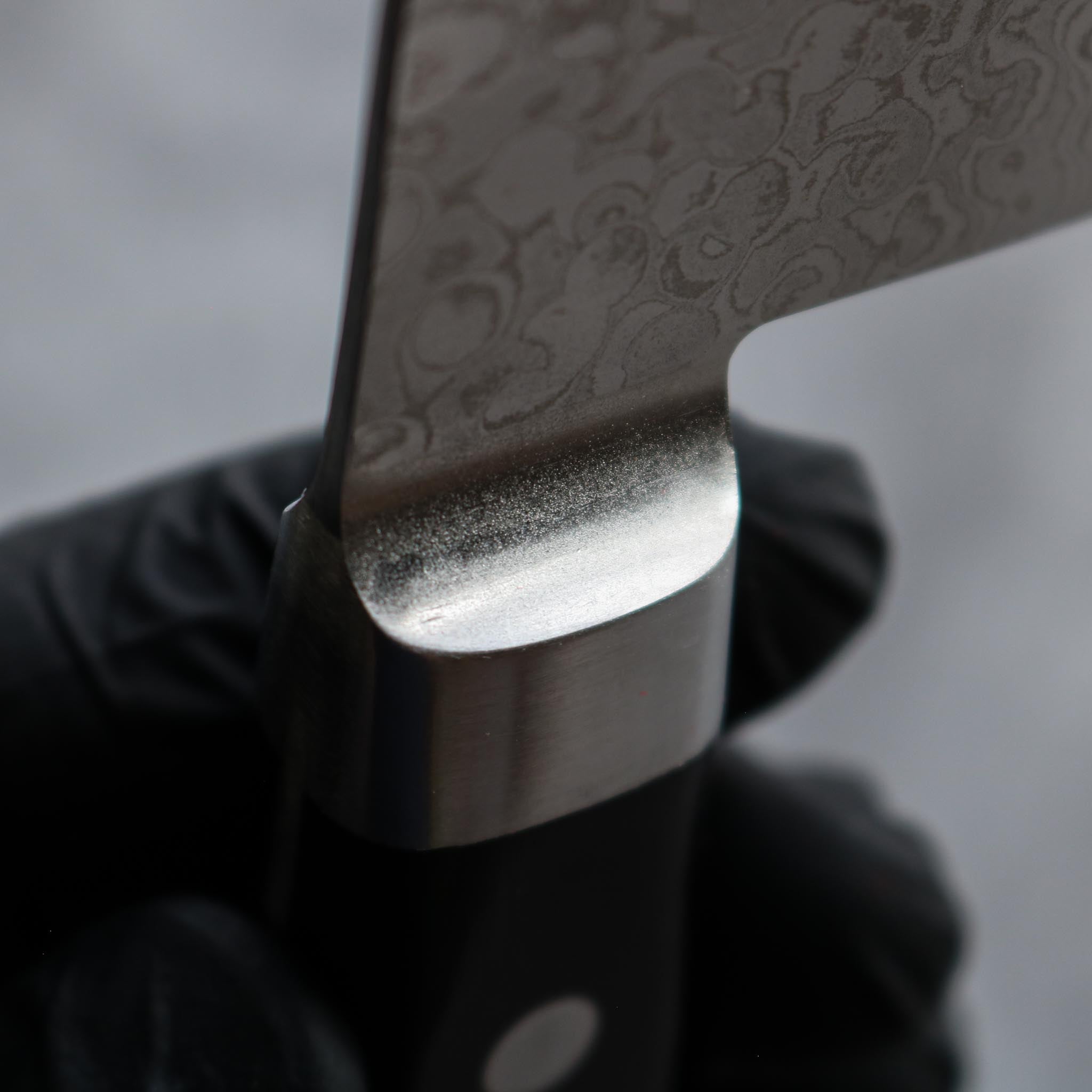 Tsunehisa AUS10 Damascus Gyuto 210 mm Black Handle