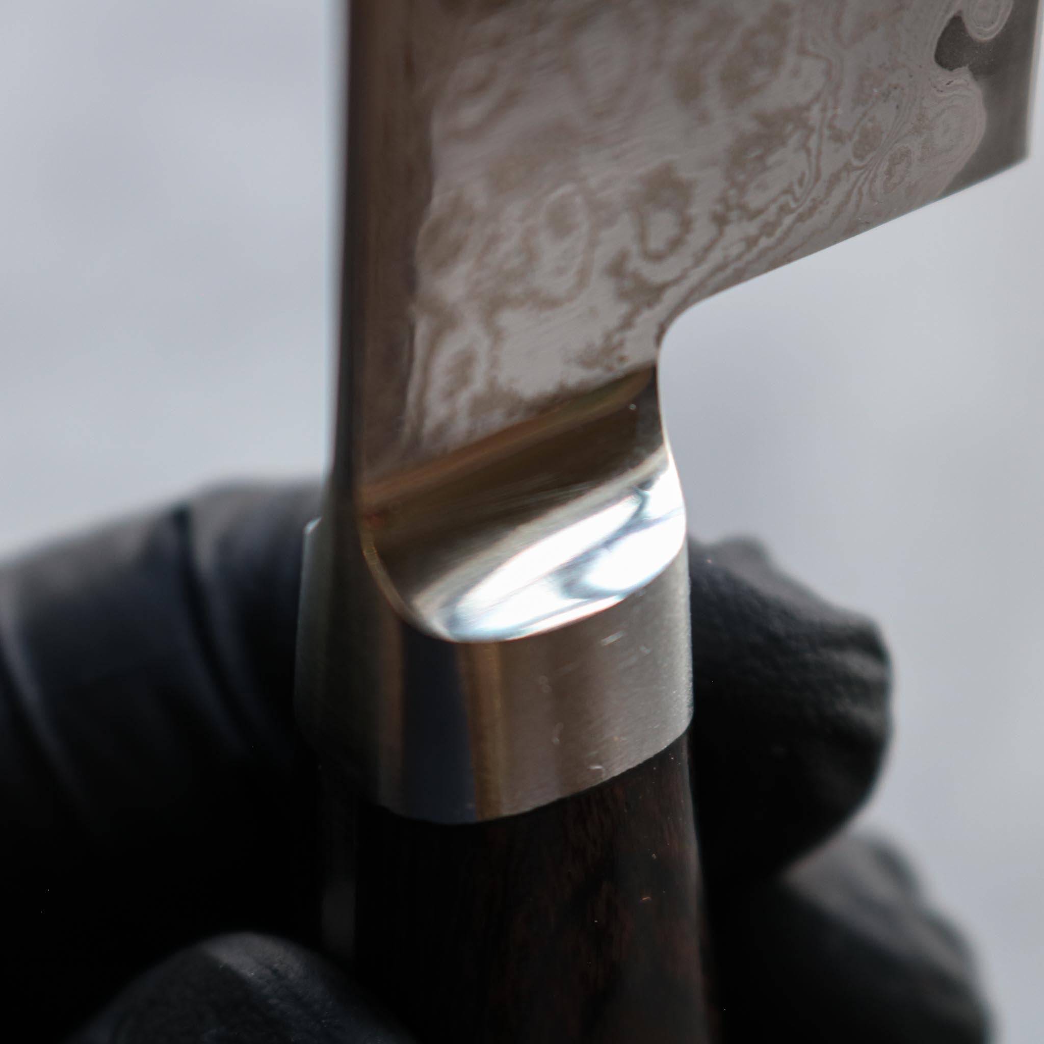 Tsunehisa AUS10 Damascus Sujihiki 240 mm Brown Handle