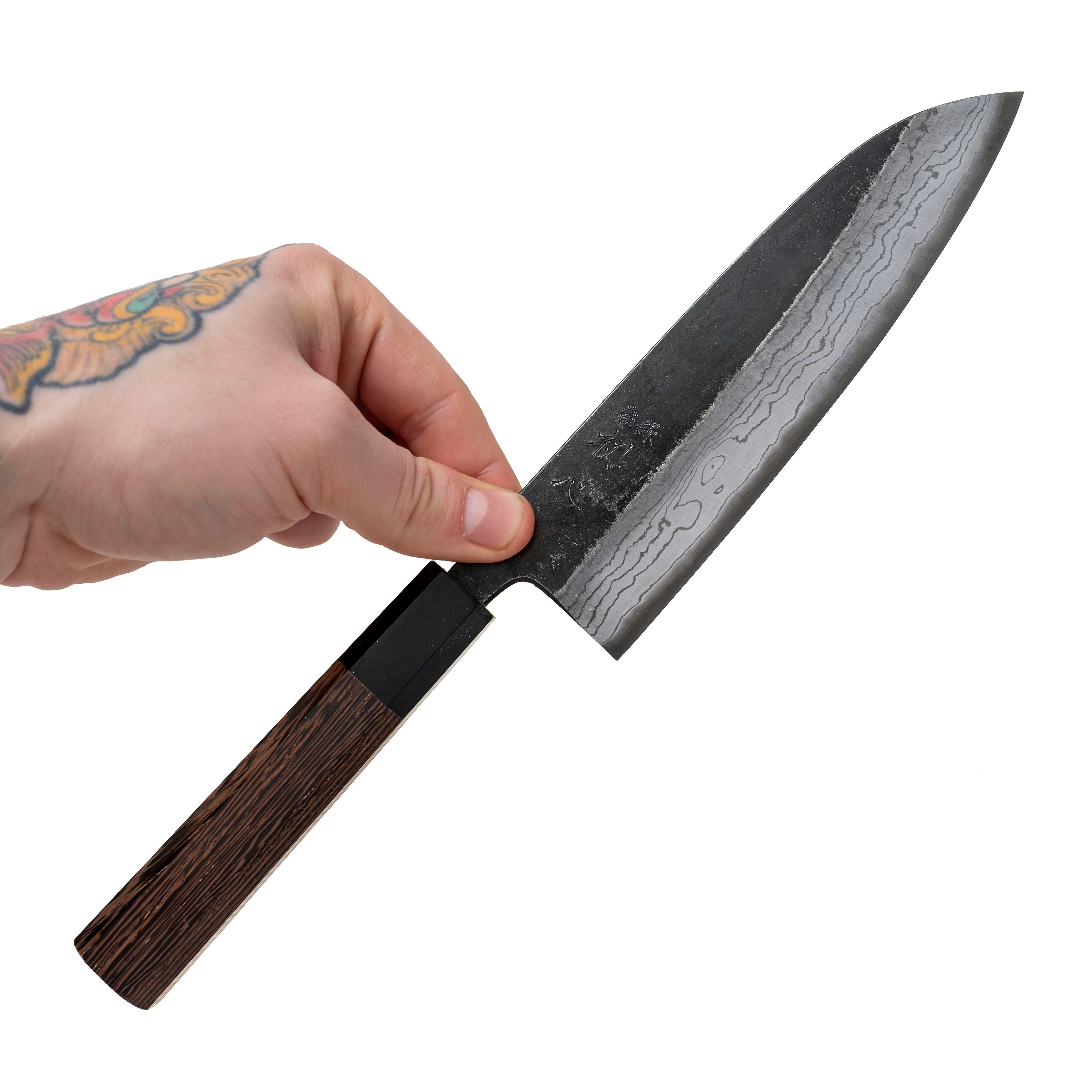 Hatsukokoro Kurouchi Santoku 180mm