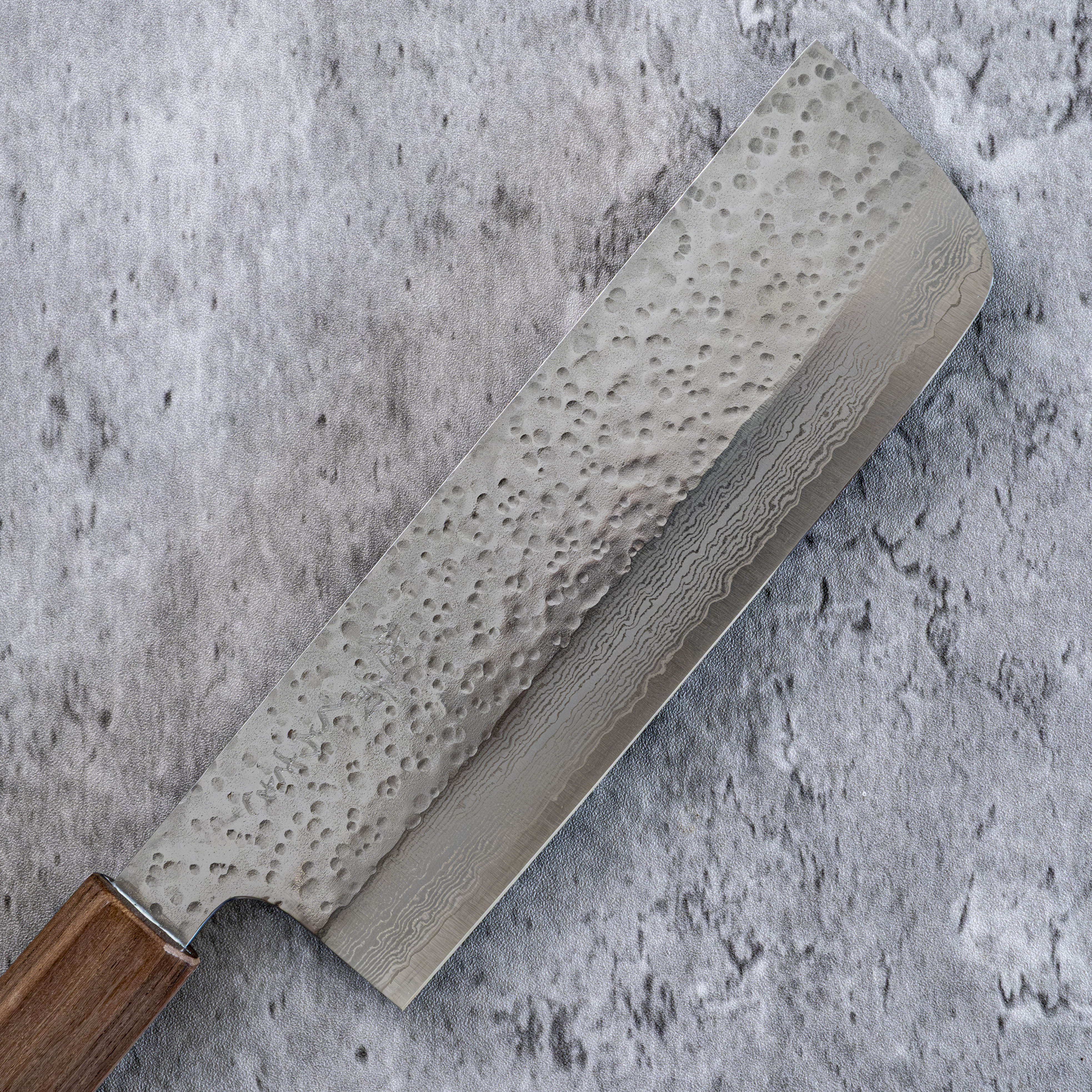 Makoto Kurosaki Damascus Tsuchime Nakiri 165 mm