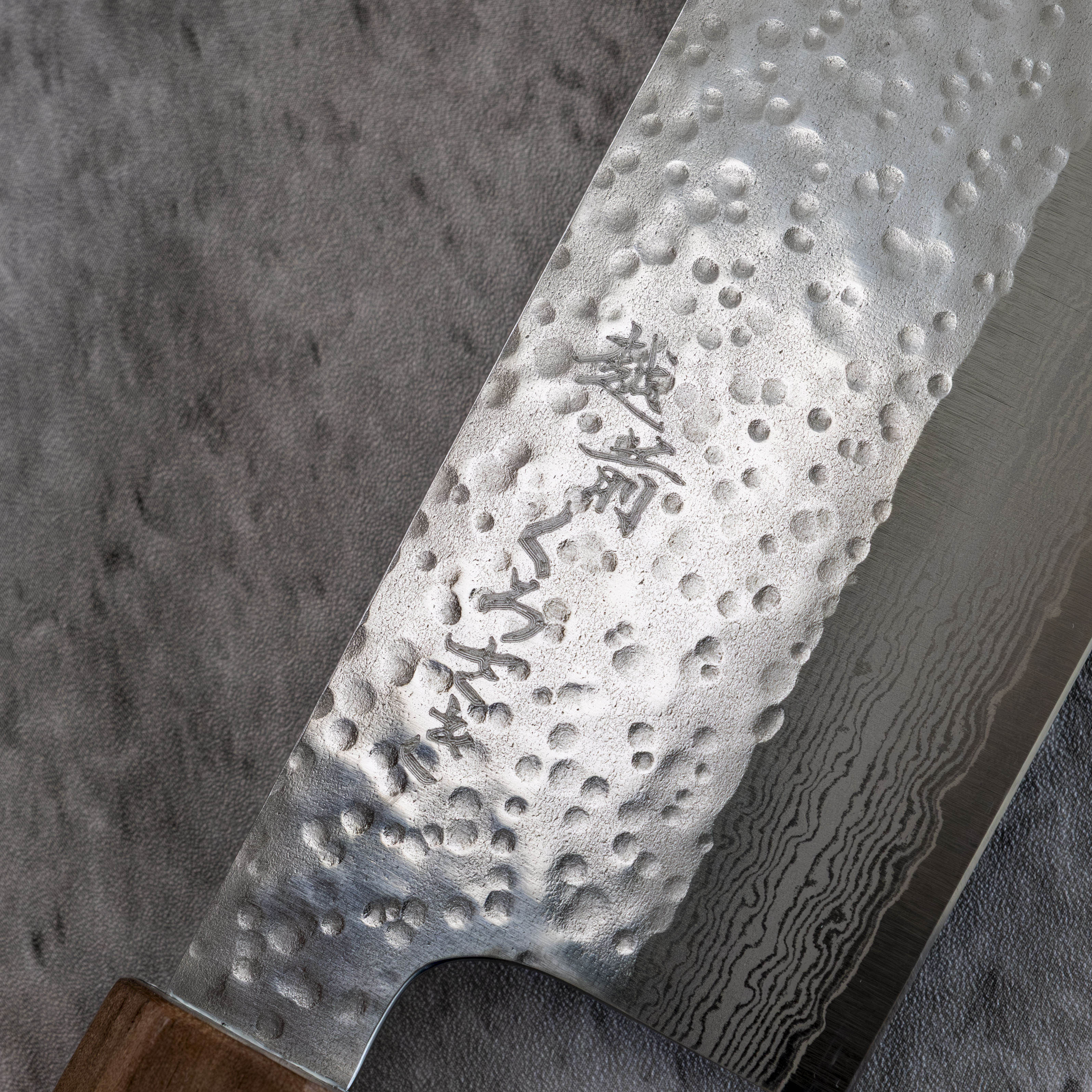 Makoto Kurosaki Damascus Tsuchime Nakiri 165 mm