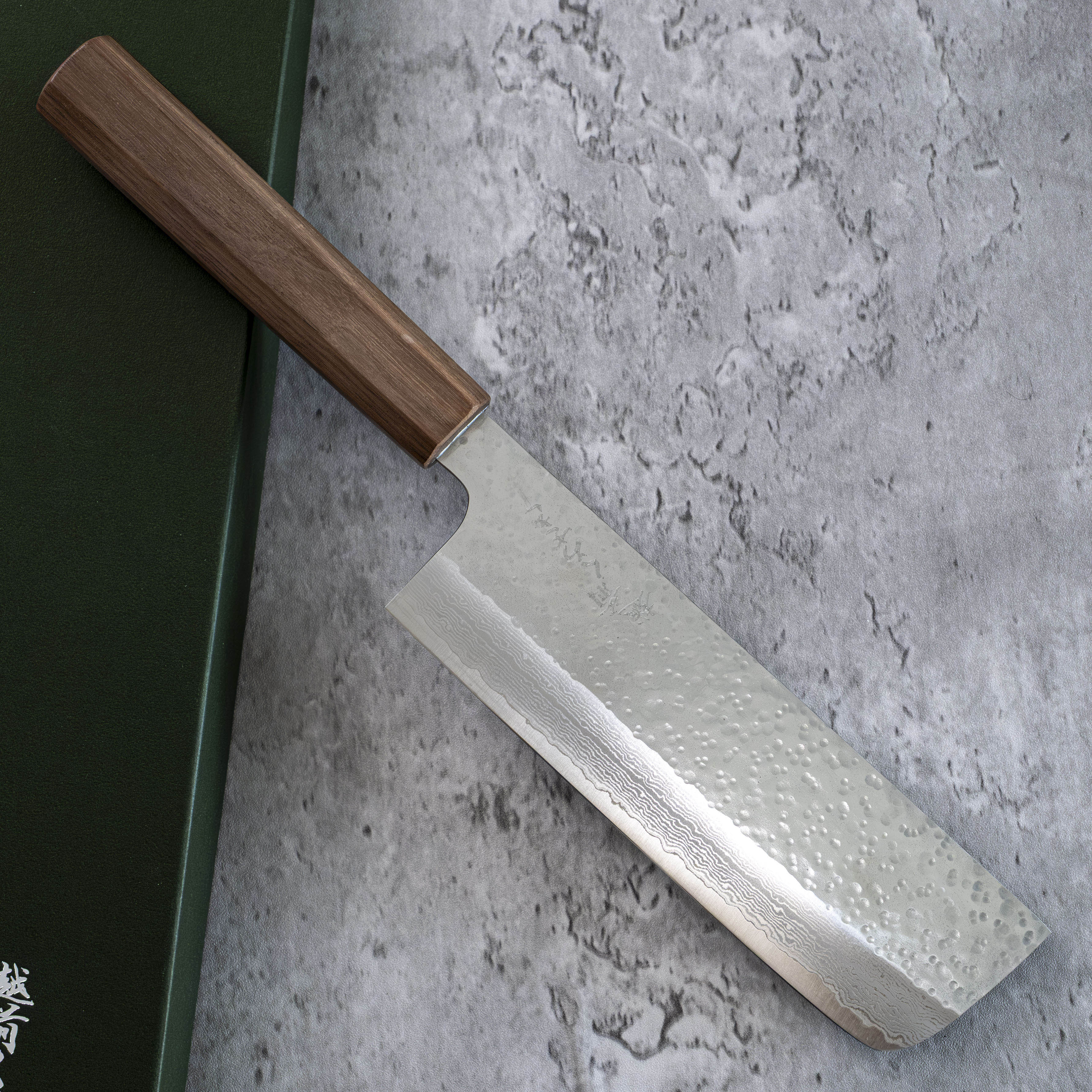 Makoto Kurosaki Damascus Tsuchime Nakiri 165 mm