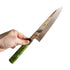 Nakagawa Satoshi Honyaki Mirror Polish Gyuto 210 mm (Green)