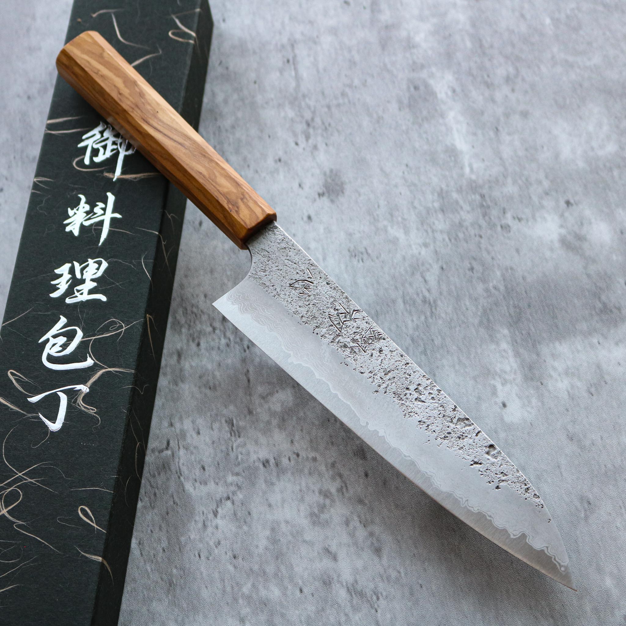 Nigara Hamono Ryusui Blue2 Gyuto 200 mm