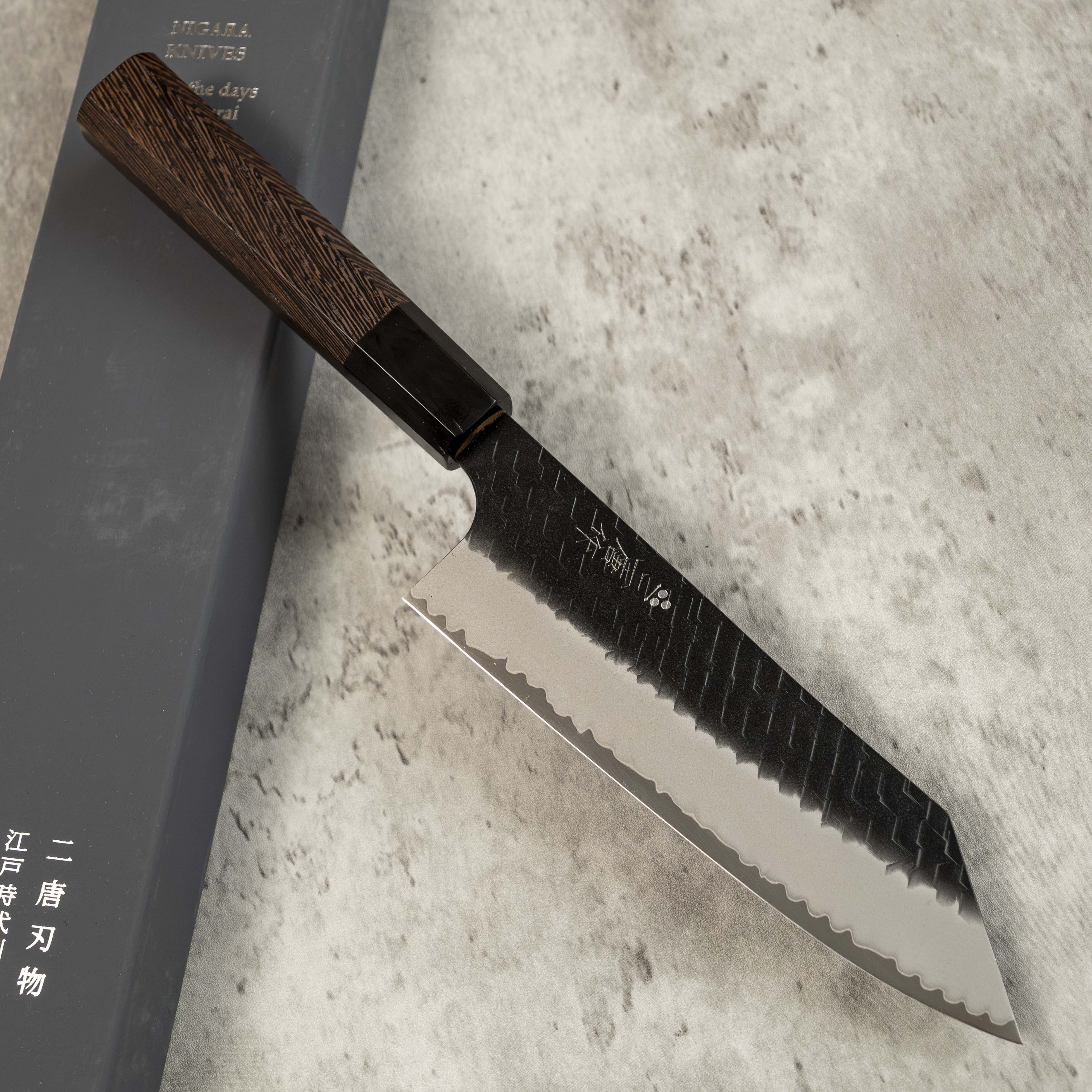 Nigara Hamono SG2 Kurouchi Bunka 180 mm