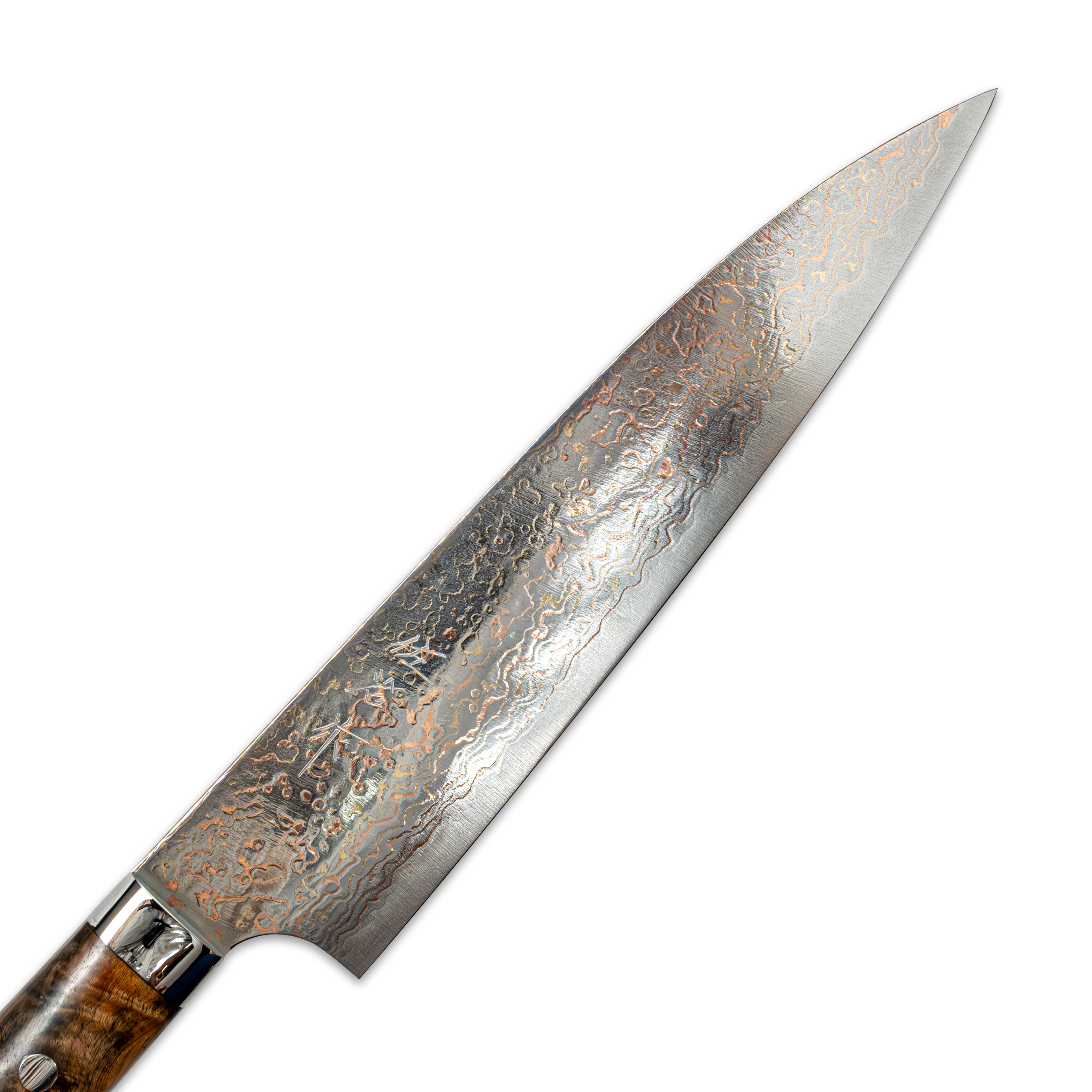 Takeshi Saji Rainbow Damascus Gyuto 210 mm