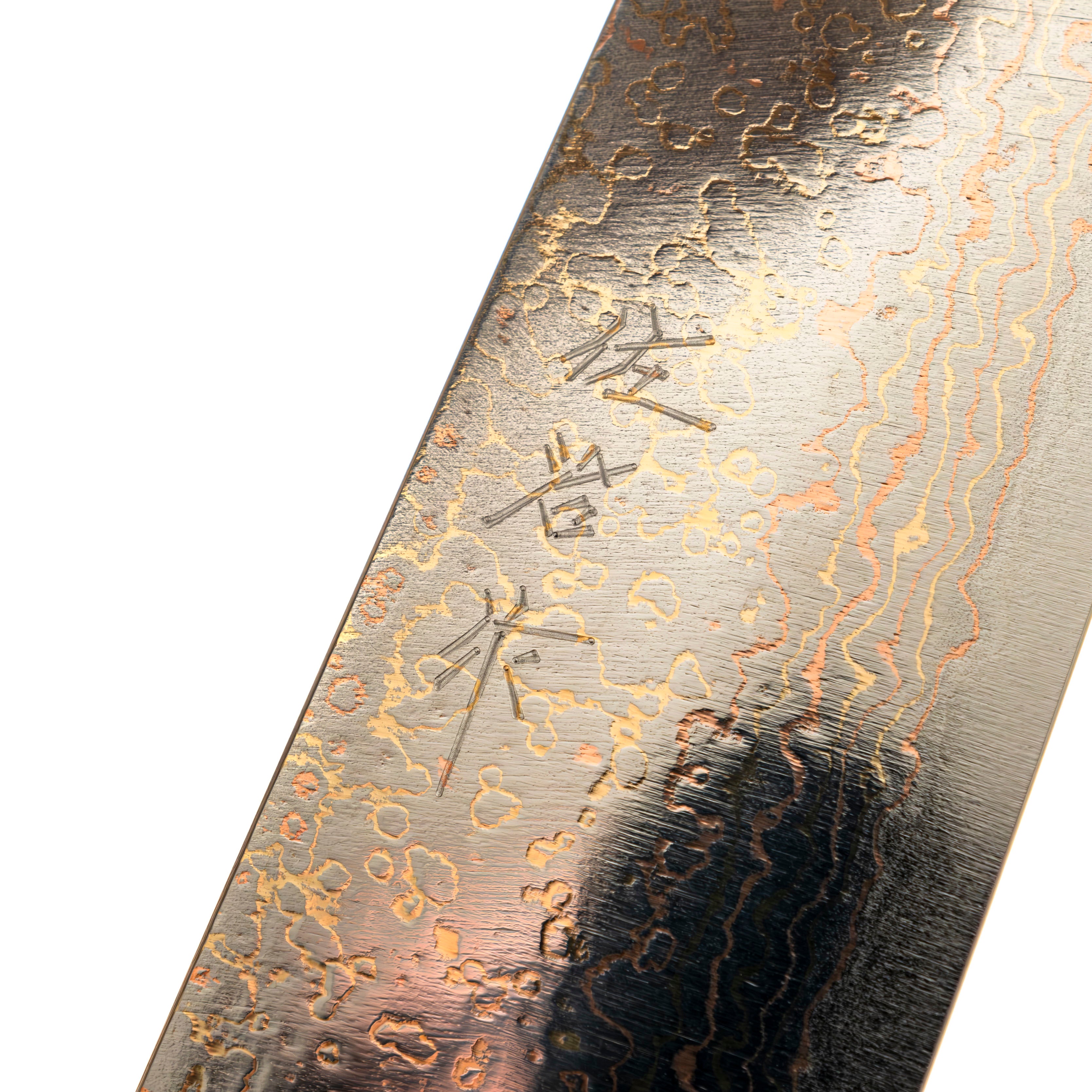 Takeshi Saji Rainbow Damascus Gyuto 210 mm