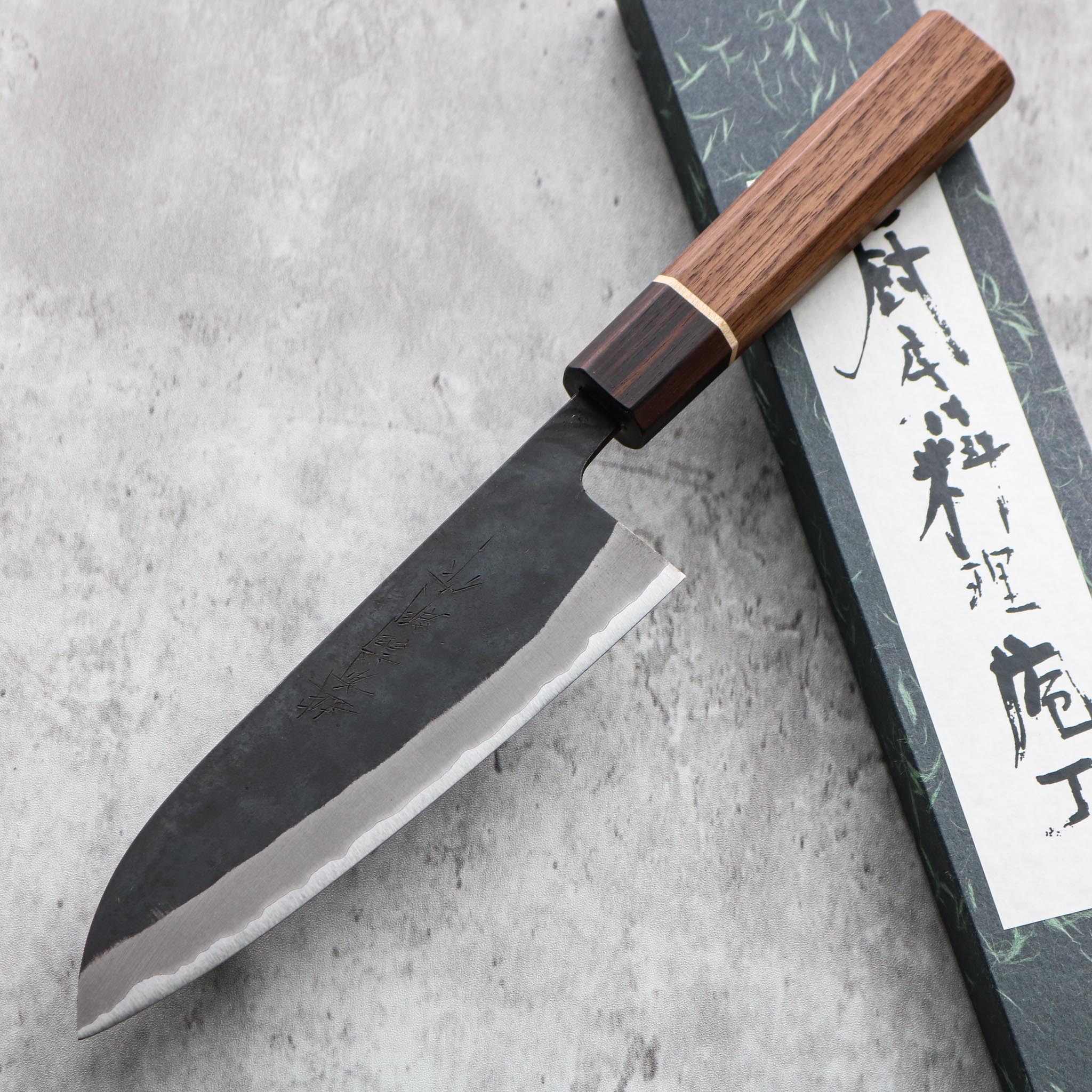Shiro Kamo Aogami Super Santoku 170mm