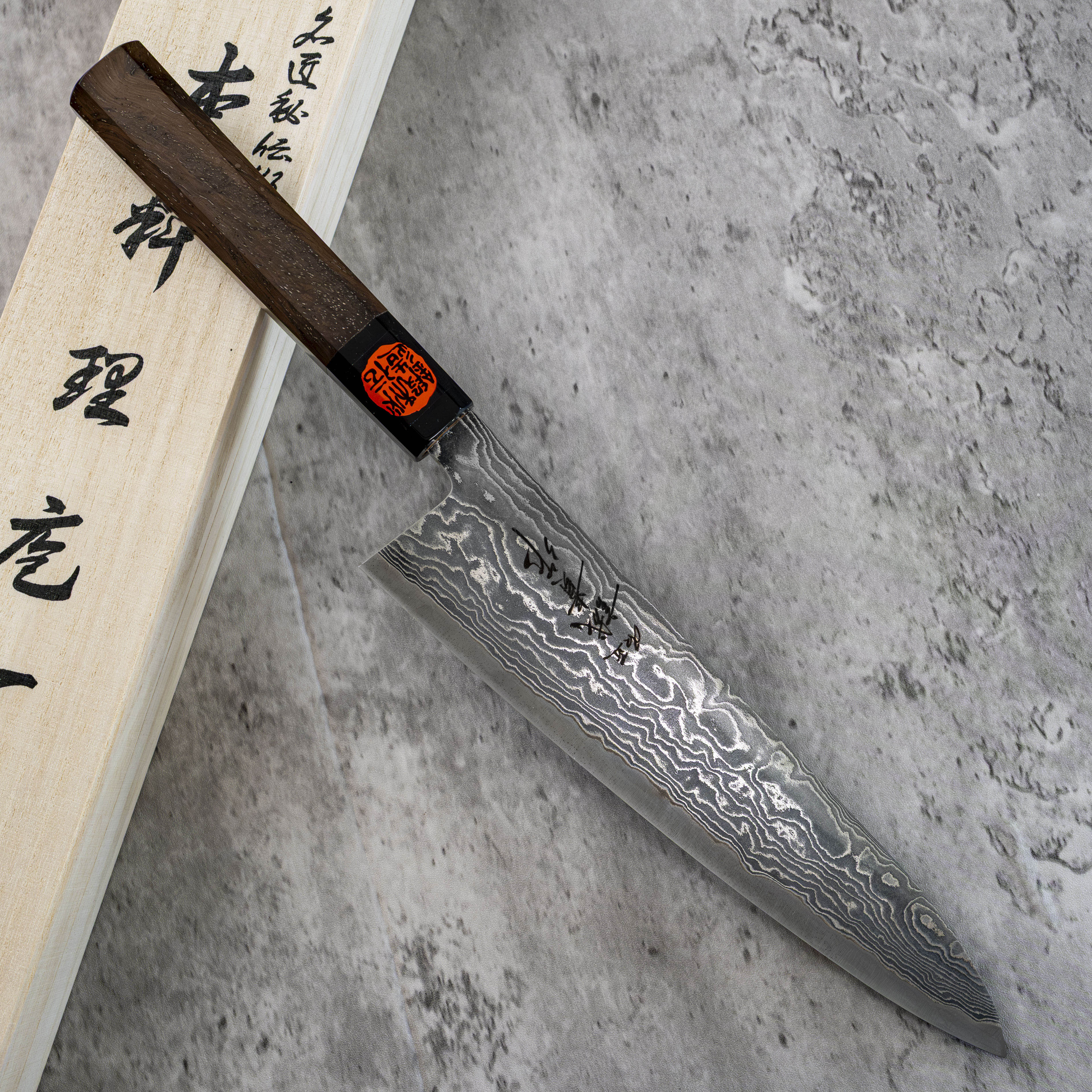 Shigeki Tanaka R2 Damascus Gyuto 210 mm
