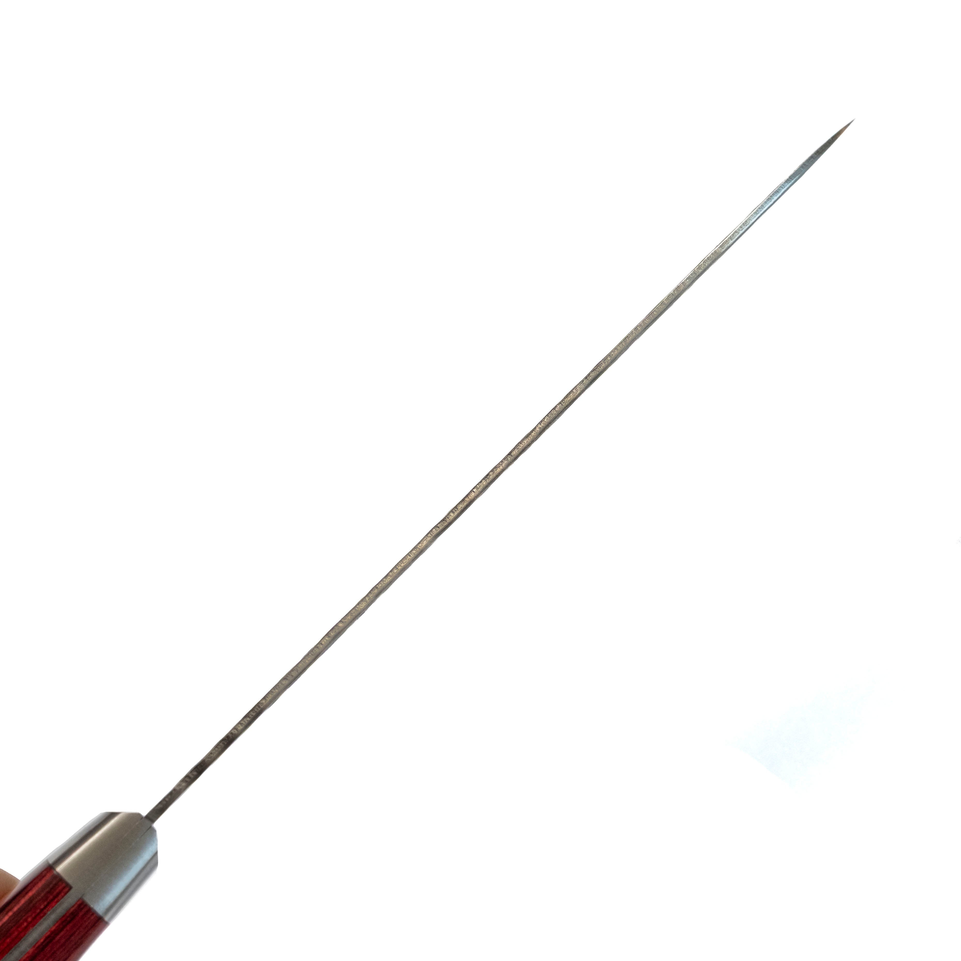 Tsunehisa Tsuchime Santoku 180 mm (Red Handle)