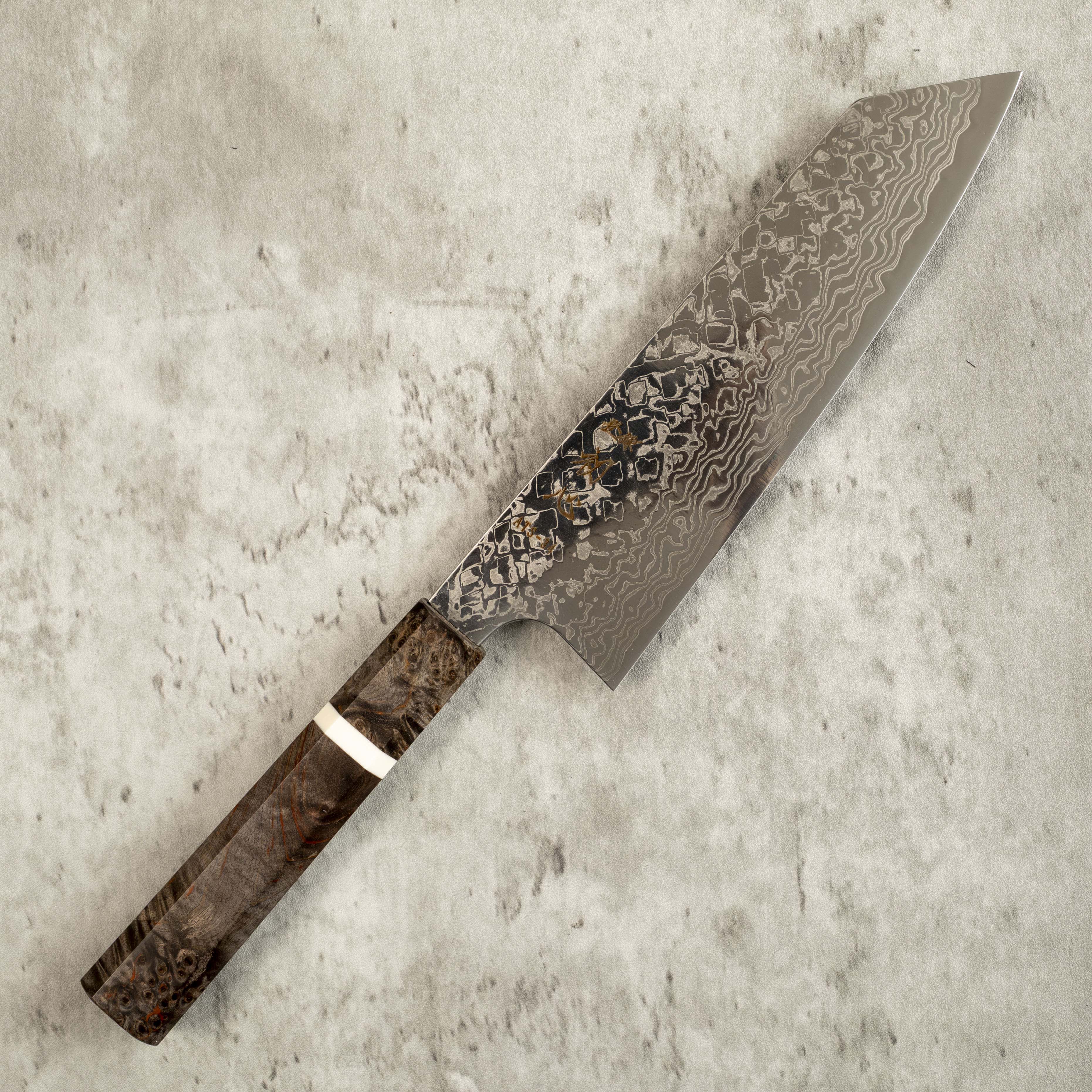 Yoshihiro Yauji Damascus Bunka 170 mm