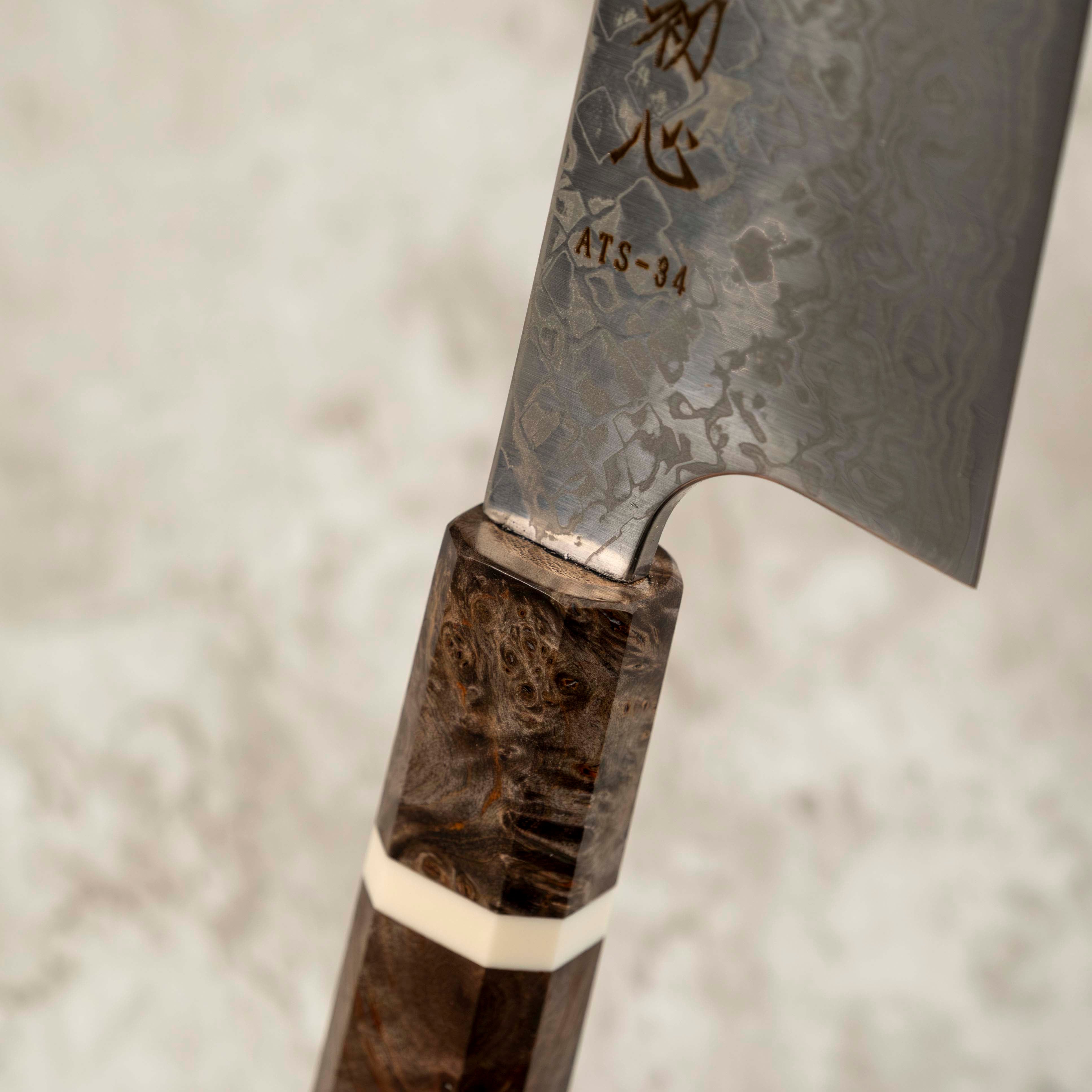 Yoshihiro Yauji Damascus Bunka 170 mm